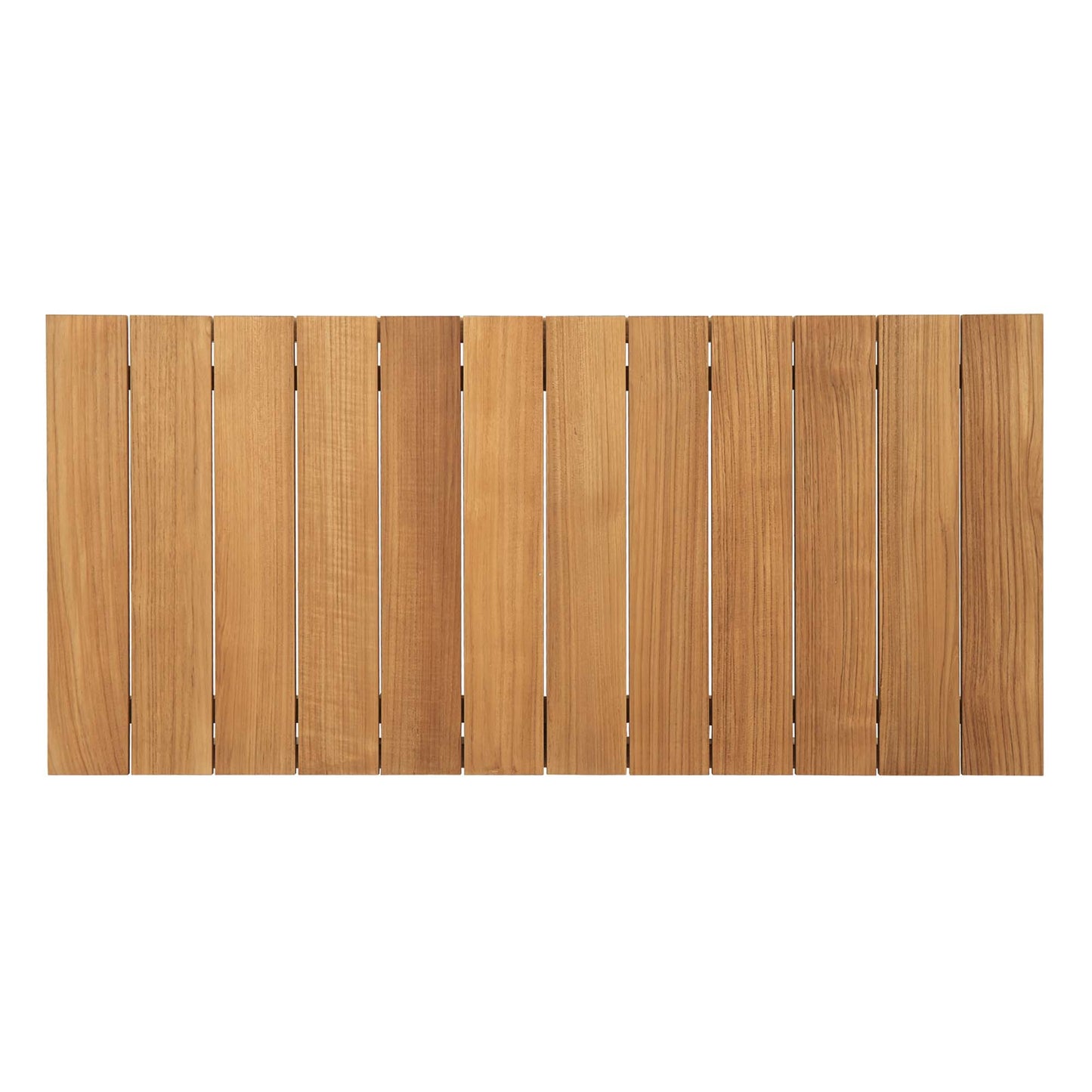 Modway - Bayport 6 Piece Outdoor Patio Teak Set by Modway Outdoor Furniture Sofa Sectionals White - EEI-5483-NAT-WHI-SET