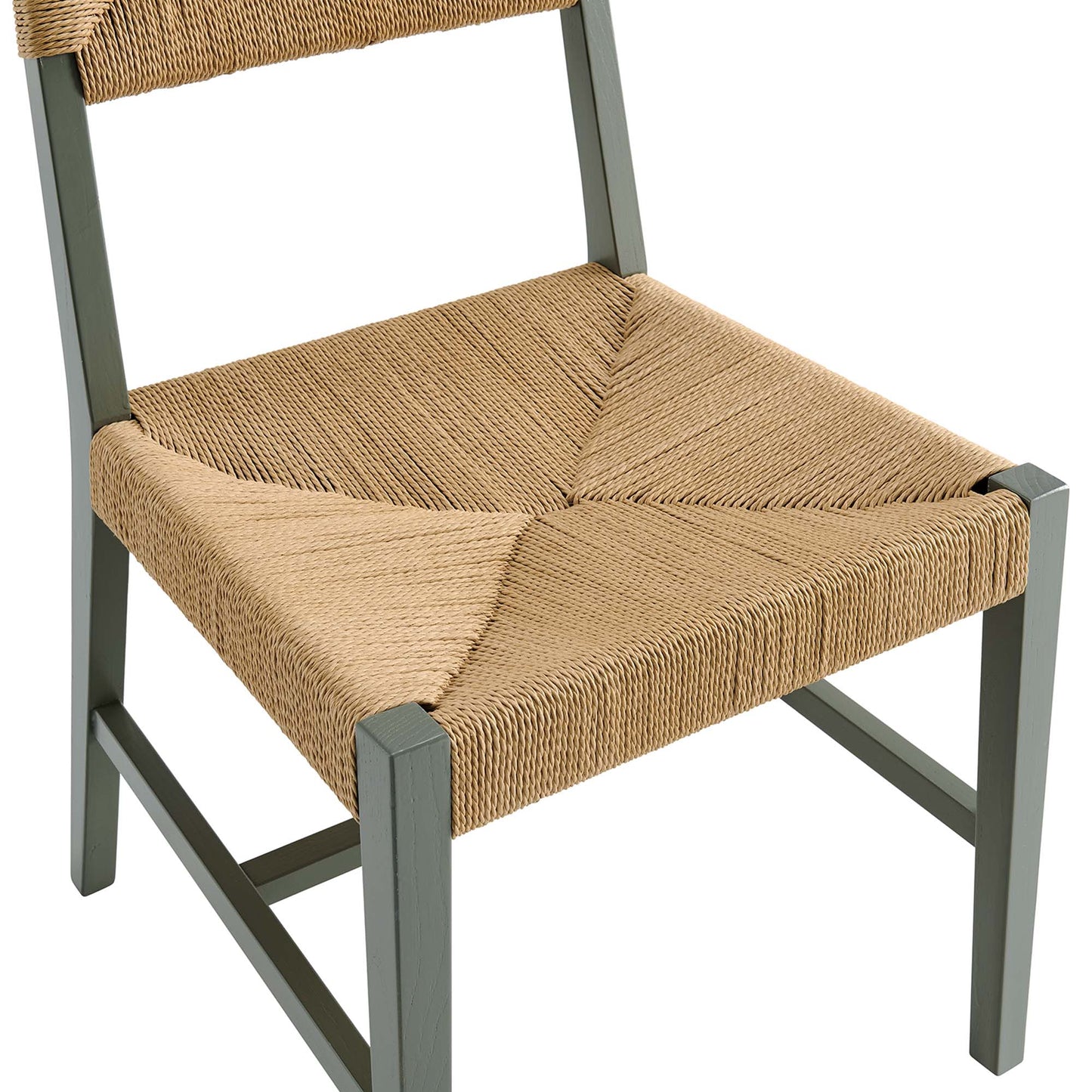 Modway - Bodie Wood Dining Chair by Modway Bar and Dining Dining Chairs White - EEI-5489-LGR-NAT