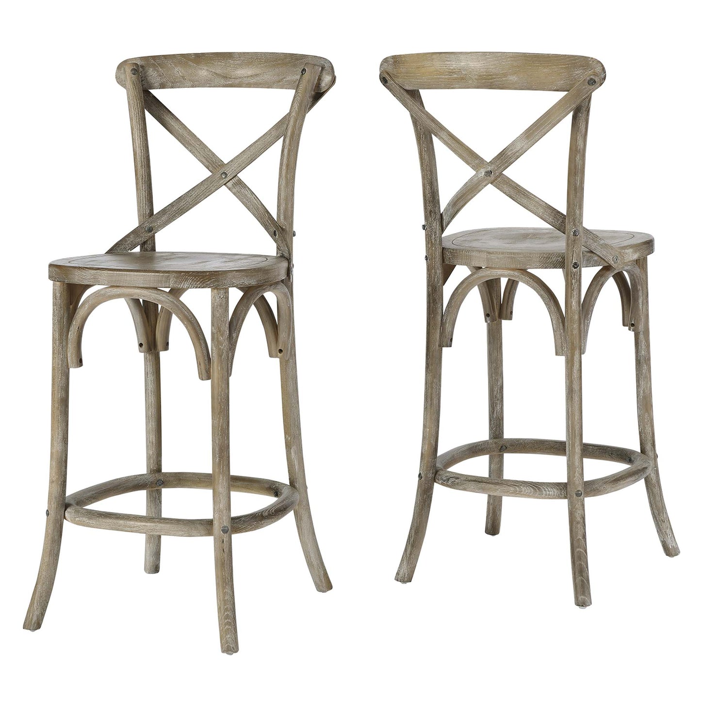 Modway - Gear Counter Stool by Modway Bar and Dining Bar and Counter Stools Gray - EEI-5562-GRY