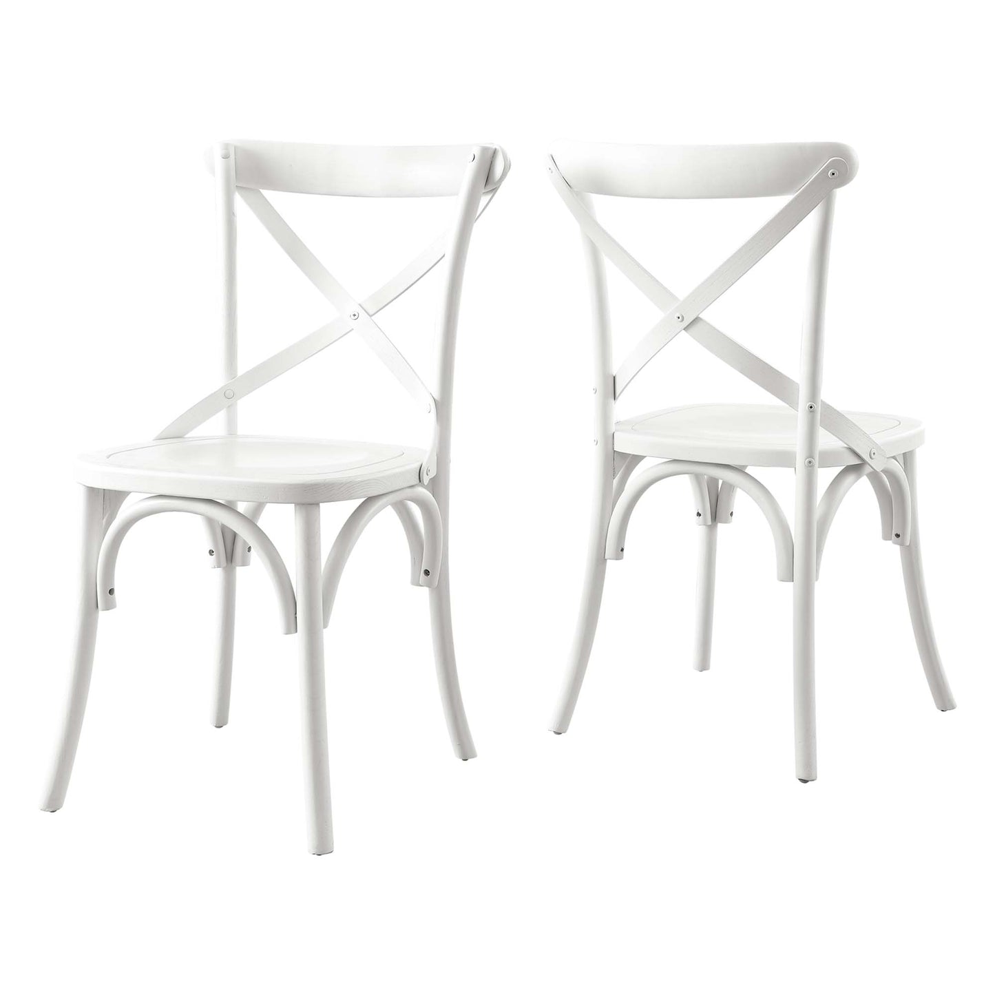 Modway - Gear Dining Side Chair by Modway Bar and Dining Dining Chairs White - EEI-5564-WHI