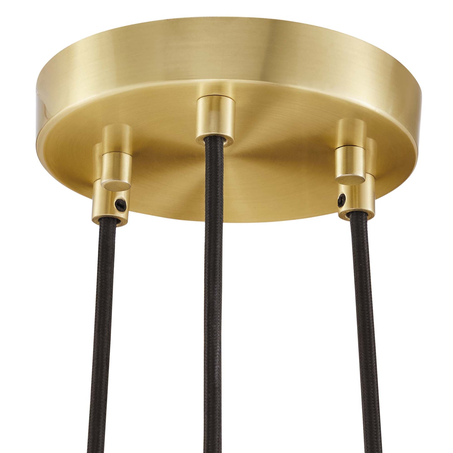 Modway Outlet Chalice 3-Light Metal Pendant by Modway Lighting Lighting Satin Brass - EEI-5614-SBR