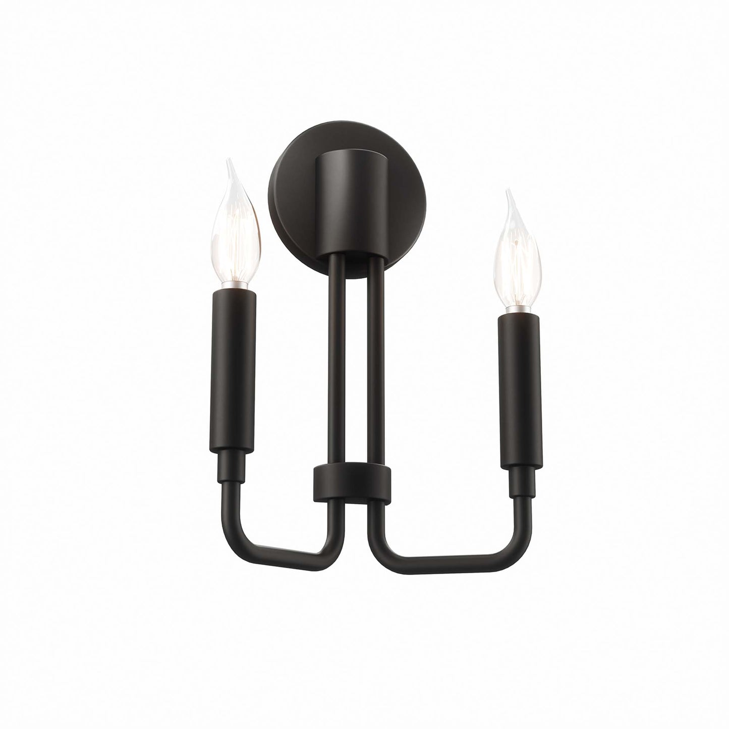 Modway Outlet Rekindle 2-Light Wall Sconce by Modway Lighting Lighting Black - EEI-5638-BLK