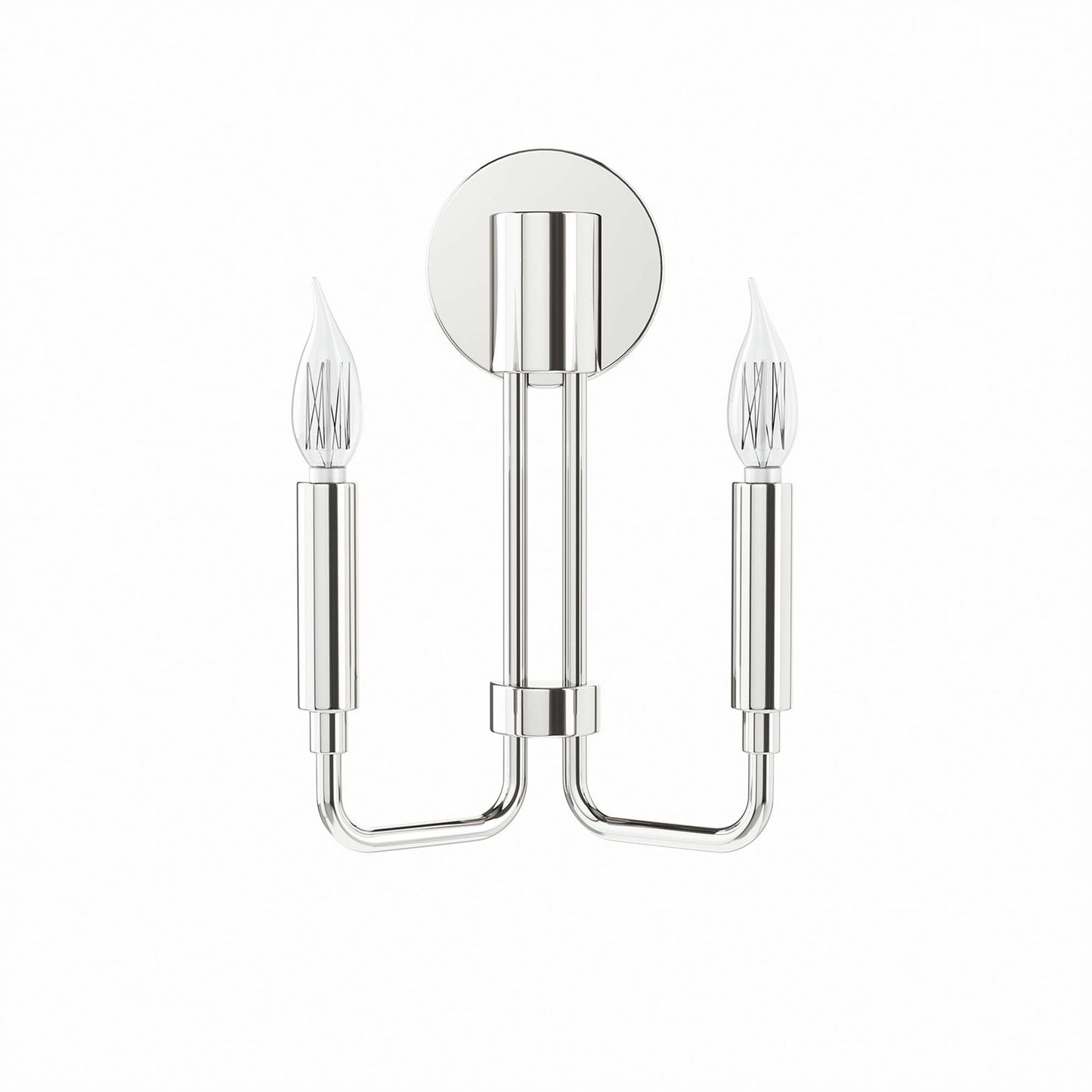 Modway Outlet Rekindle 2-Light Wall Sconce by Modway Lighting Lighting Polished Nickel - EEI-5638-PON