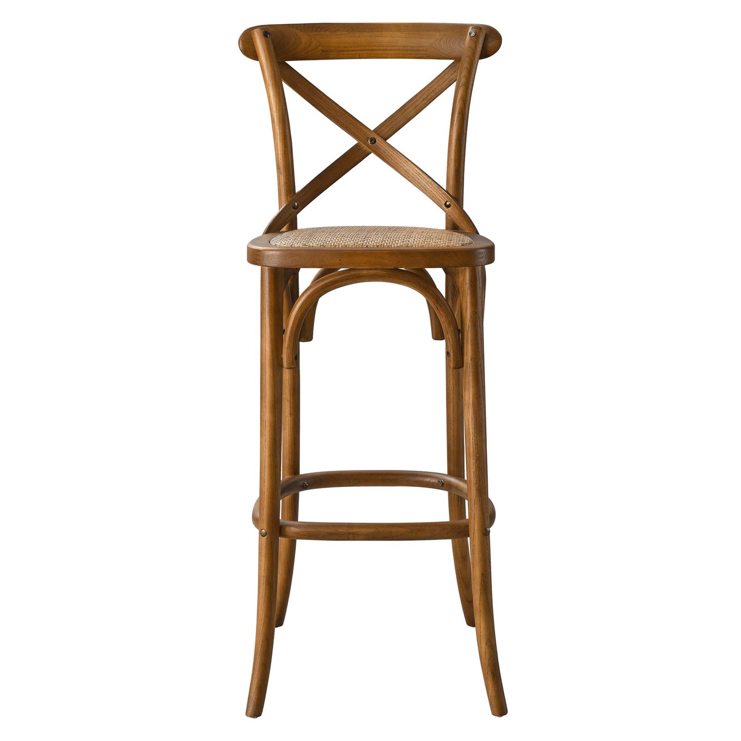 Modway - Gear Bar Stool by Modway Bar and Dining Bar and Counter Stools Brown - EEI-5668-WAL