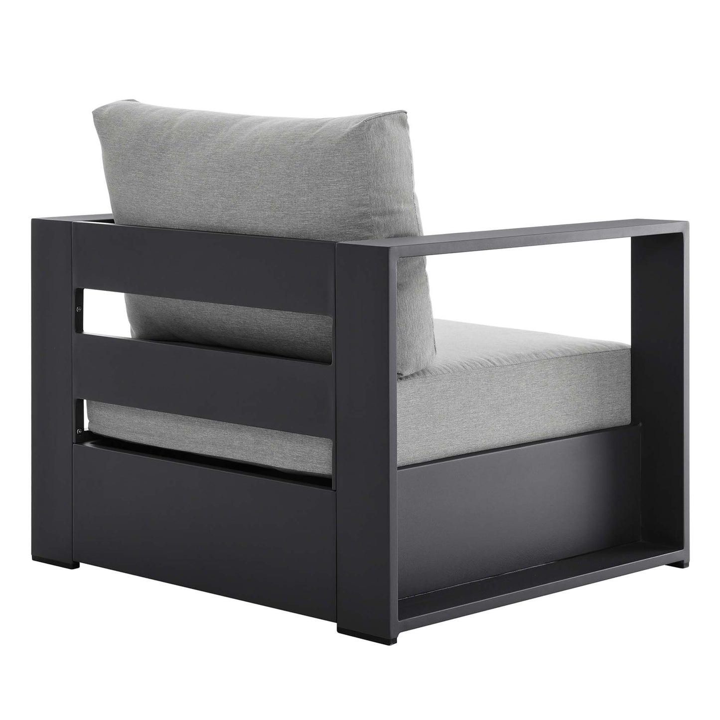 Modway - Tahoe 3-Piece Outdoor Patio Powder-Coated Aluminum Set by Modway Outdoor Furniture Sofa Sectionals Gray - EEI-5748-GRY-GRY