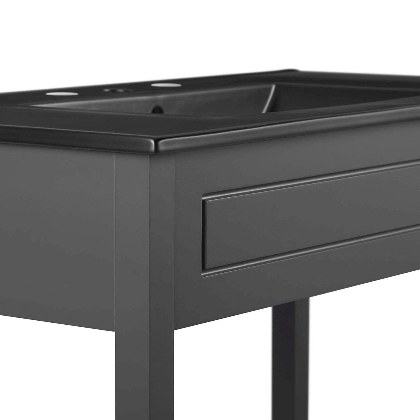 Modway Outlet Altura 36" Bathroom Vanity by Modway Bathroom Furniture Gray Black - EEI-5799-GRY-BLK