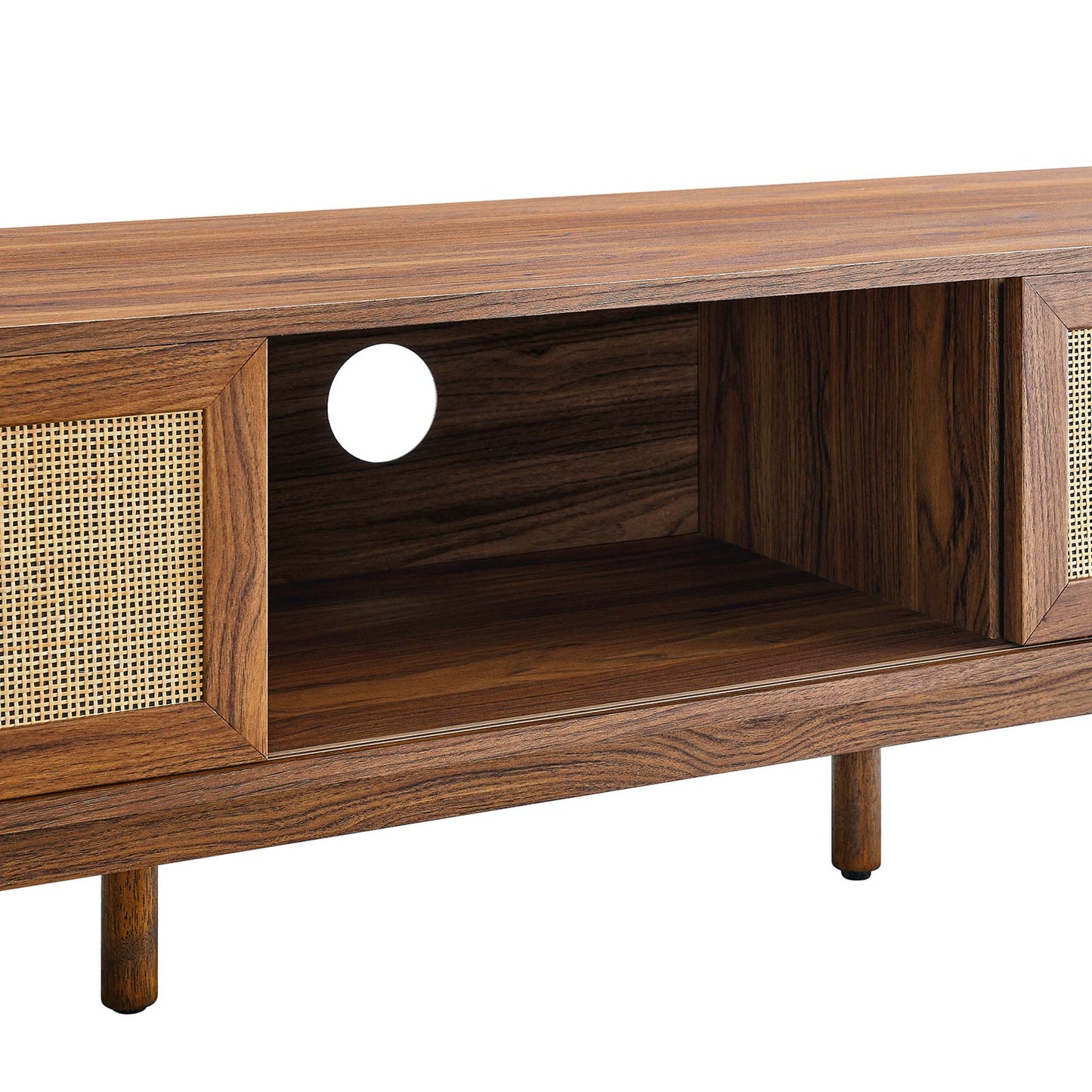 Modway Outlet Soma 60" TV Stand by Modway Living Room Furniture Walnut - EEI-6040-WAL