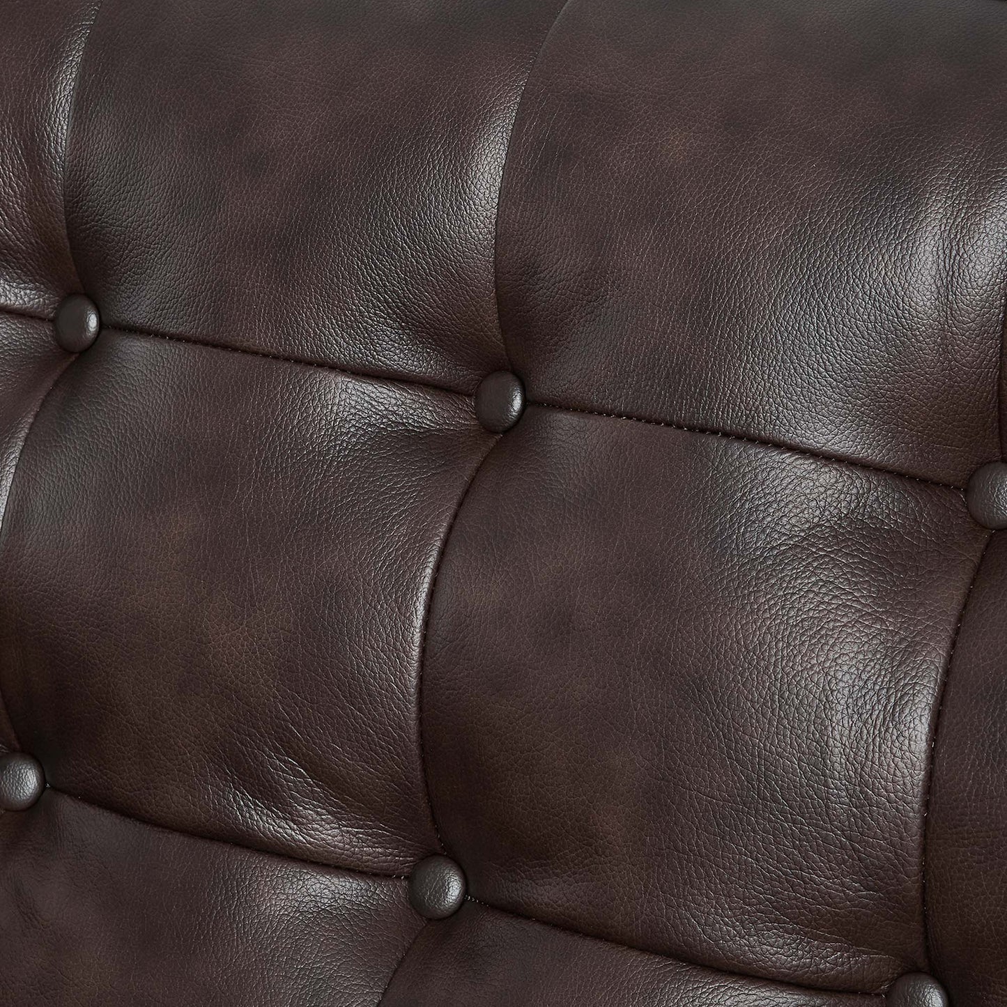 Modway Outlet Exalt Tufted Leather Sofa by Modway Living Room Furniture Brown - EEI-6099-BRN
