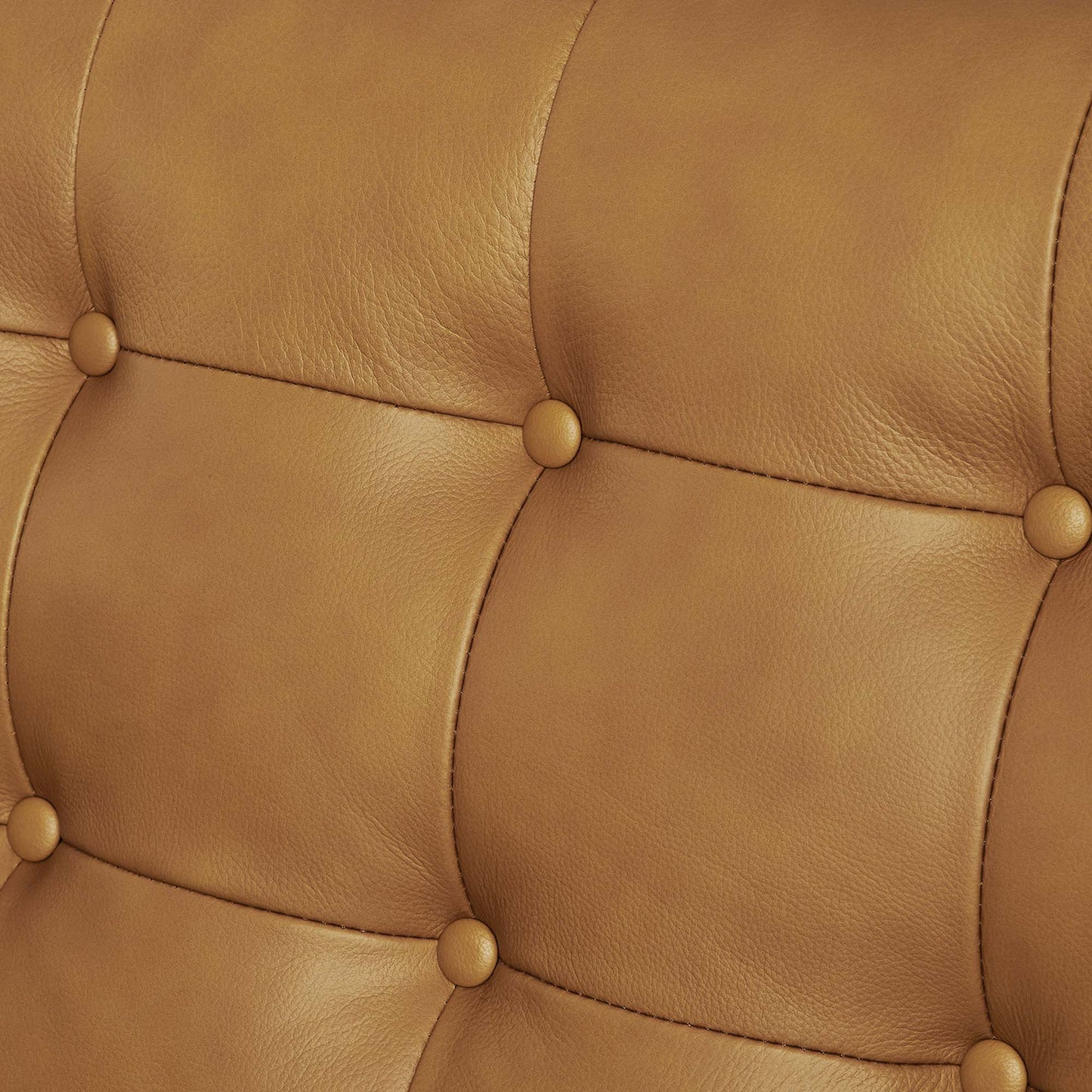 Modway Outlet Exalt Tufted Leather Sofa by Modway Living Room Furniture Tan - EEI-6099-TAN