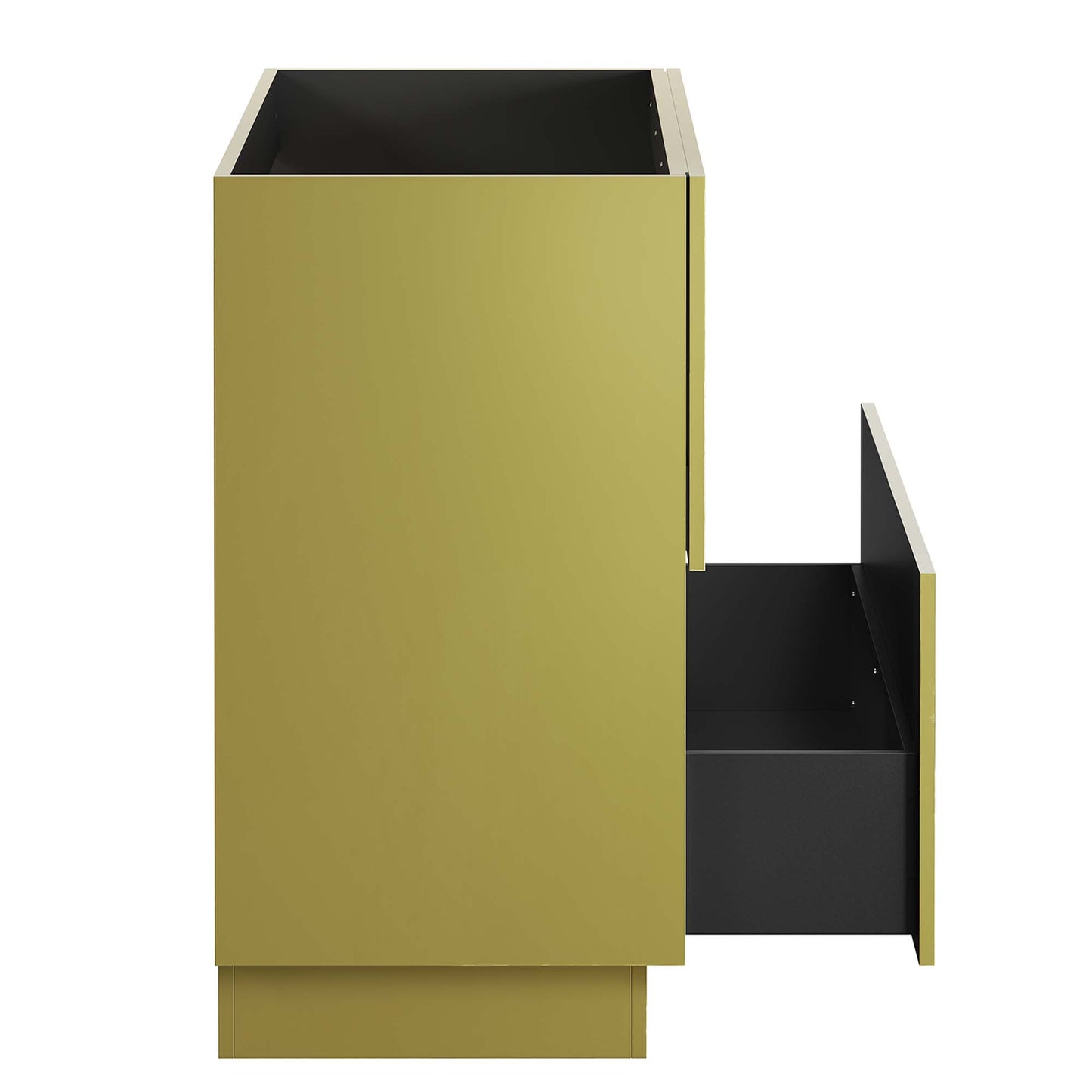 Modway Outlet Quantum 36" Bathroom Vanity Cabinet (Sink Basin Not Included) by Modway Bathroom Furniture Gold - EEI-6134-GLD