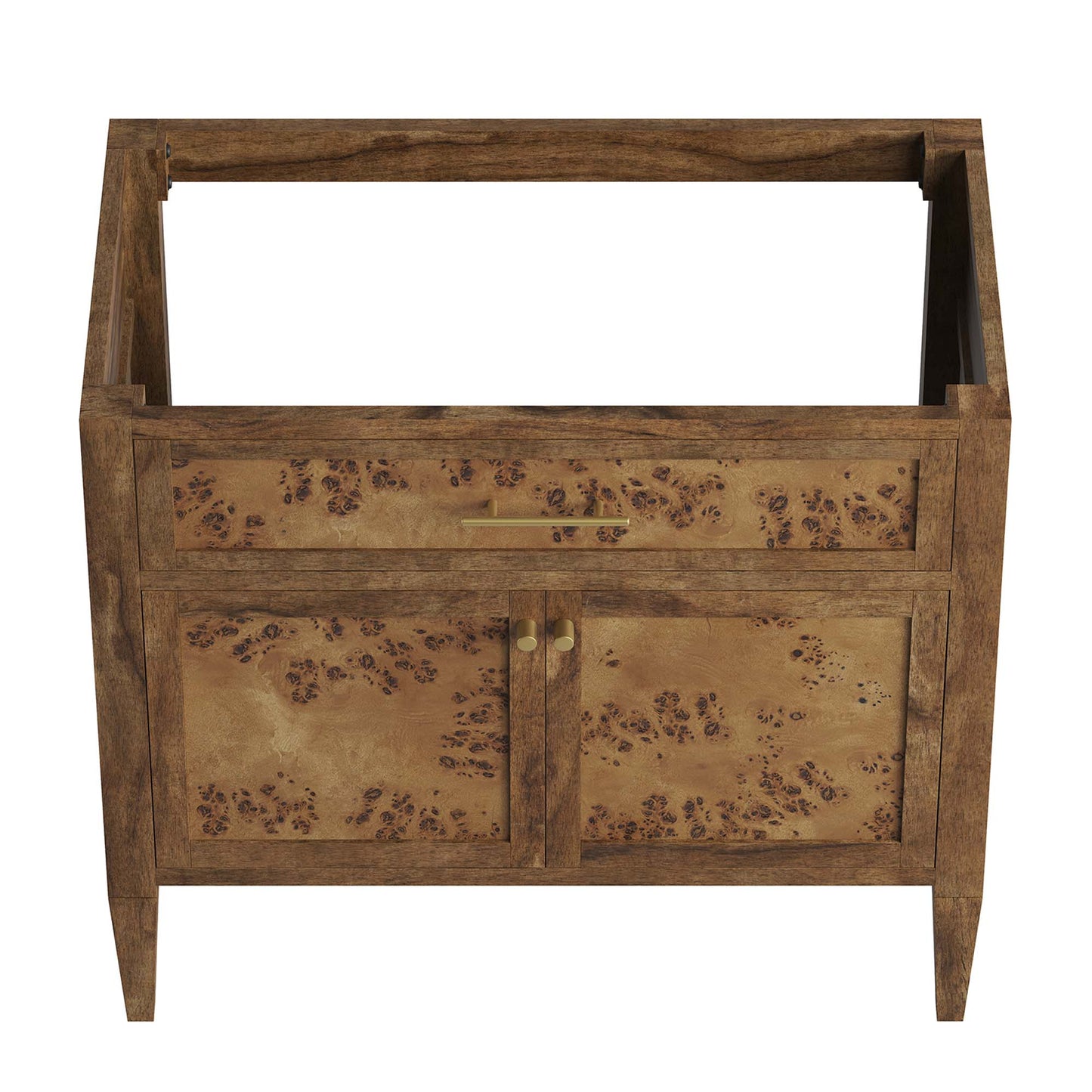 Modway - Elysian 36" Wood Bathroom Vanity Cabinet (Sink Basin Not Included) by Modway Bathroom Vanities Brown - EEI-6139-BRN