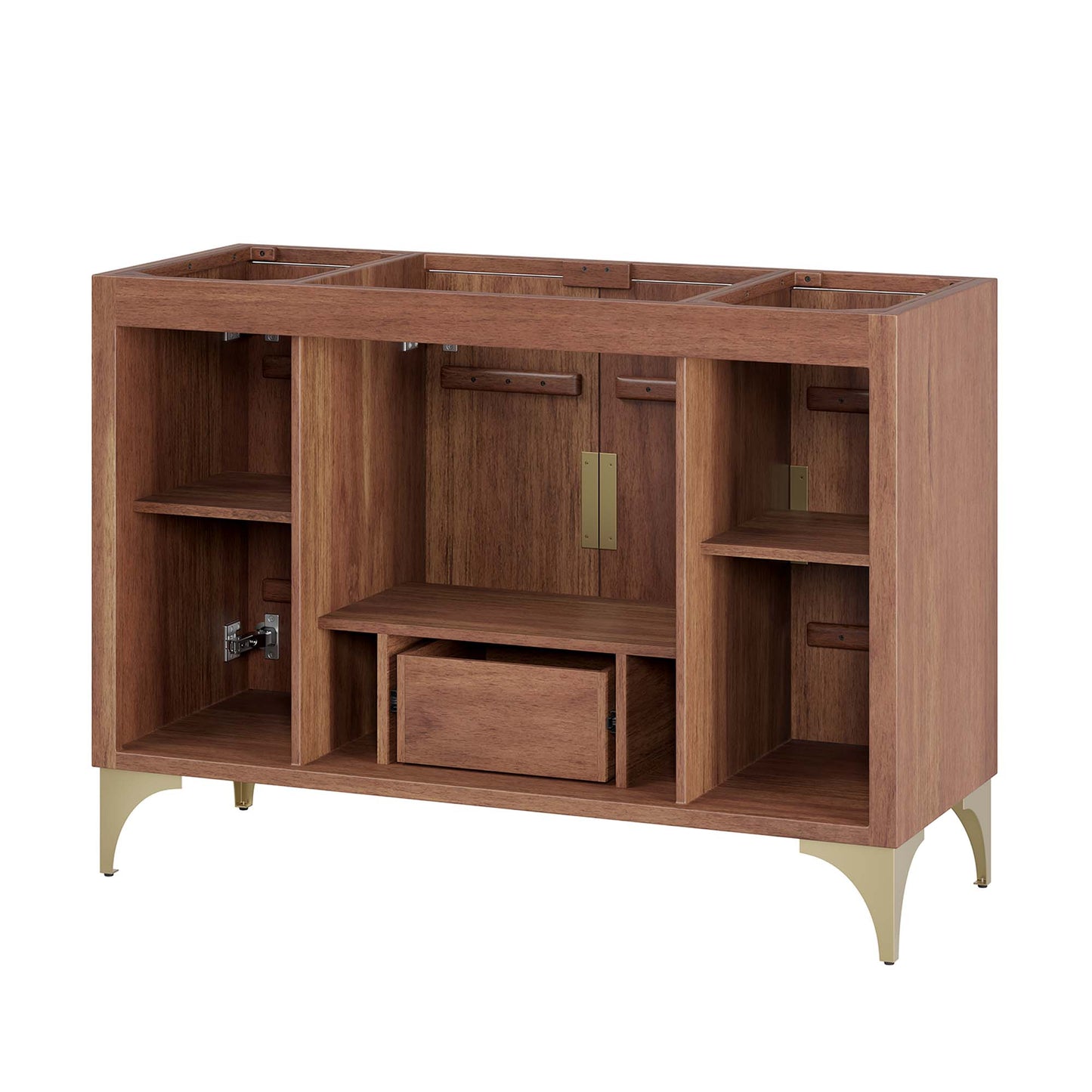 Modway - Daylight 48" Single Sink Compatible (Not Included) Bathroom Vanity Cabinet by Modway Bathroom Vanities Brown - EEI-6168-WAL