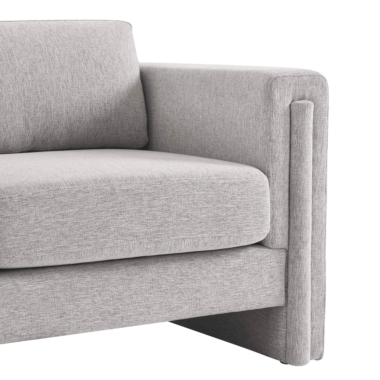 Modway Outlet Visible Fabric Armchair by Modway Living Room Furniture Light Gray - EEI-6373-LGR
