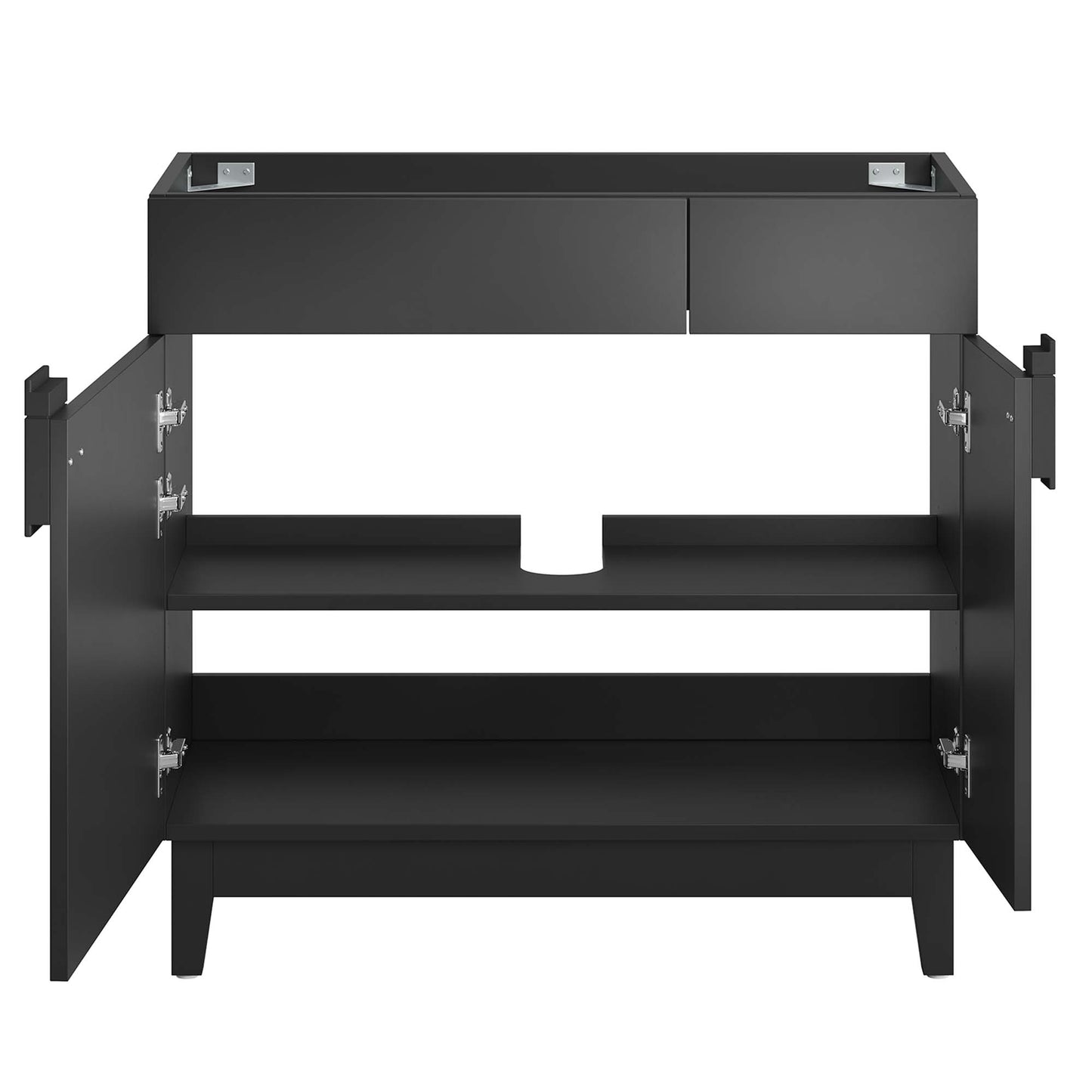 Modway - Miles 36? Bathroom Vanity Cabinet (Sink Basin Not Included) by Modway Bathroom Vanities Black - EEI-6400-BLK