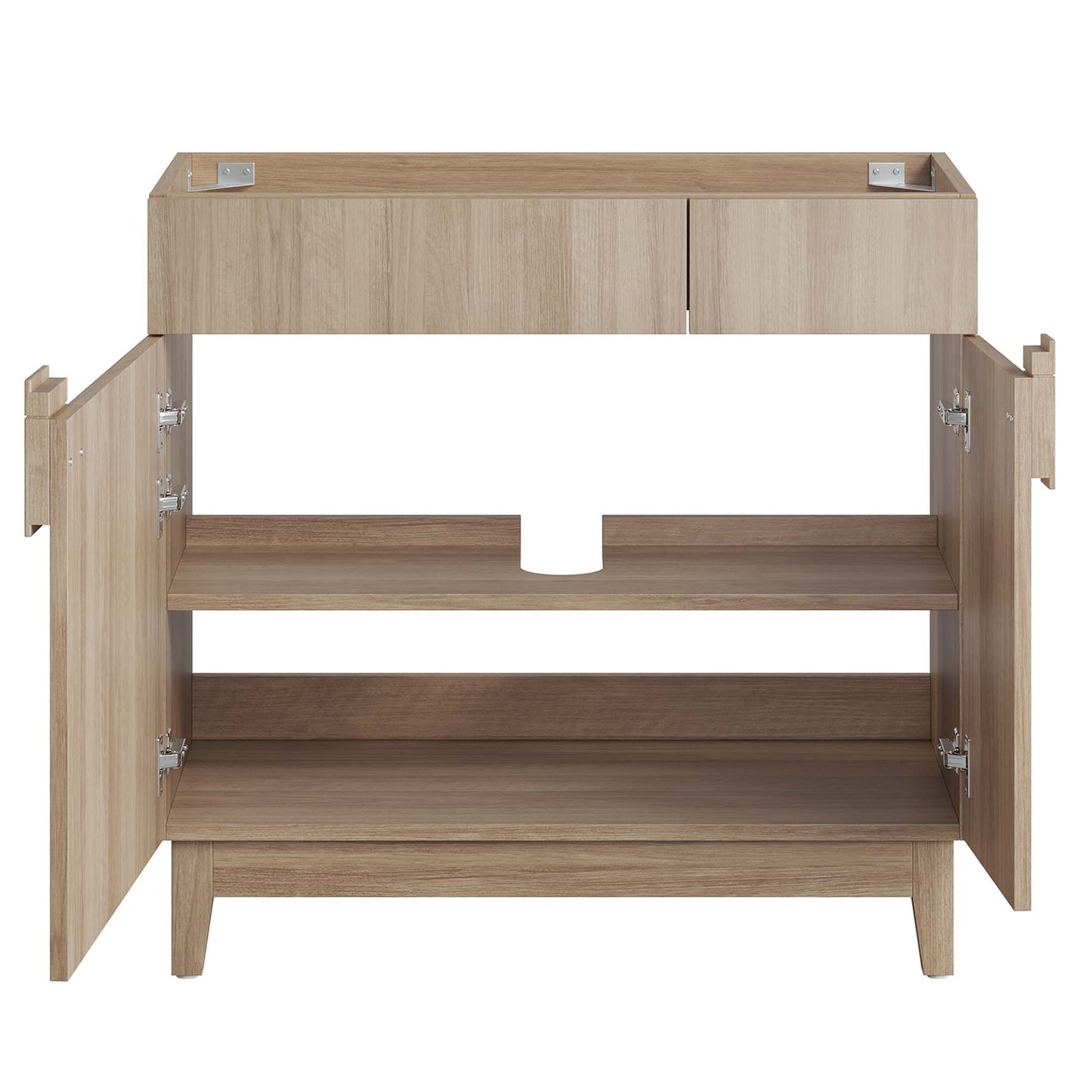 Modway - Miles 36? Bathroom Vanity Cabinet (Sink Basin Not Included) by Modway Bathroom Vanities Brown - EEI-6400-OAK