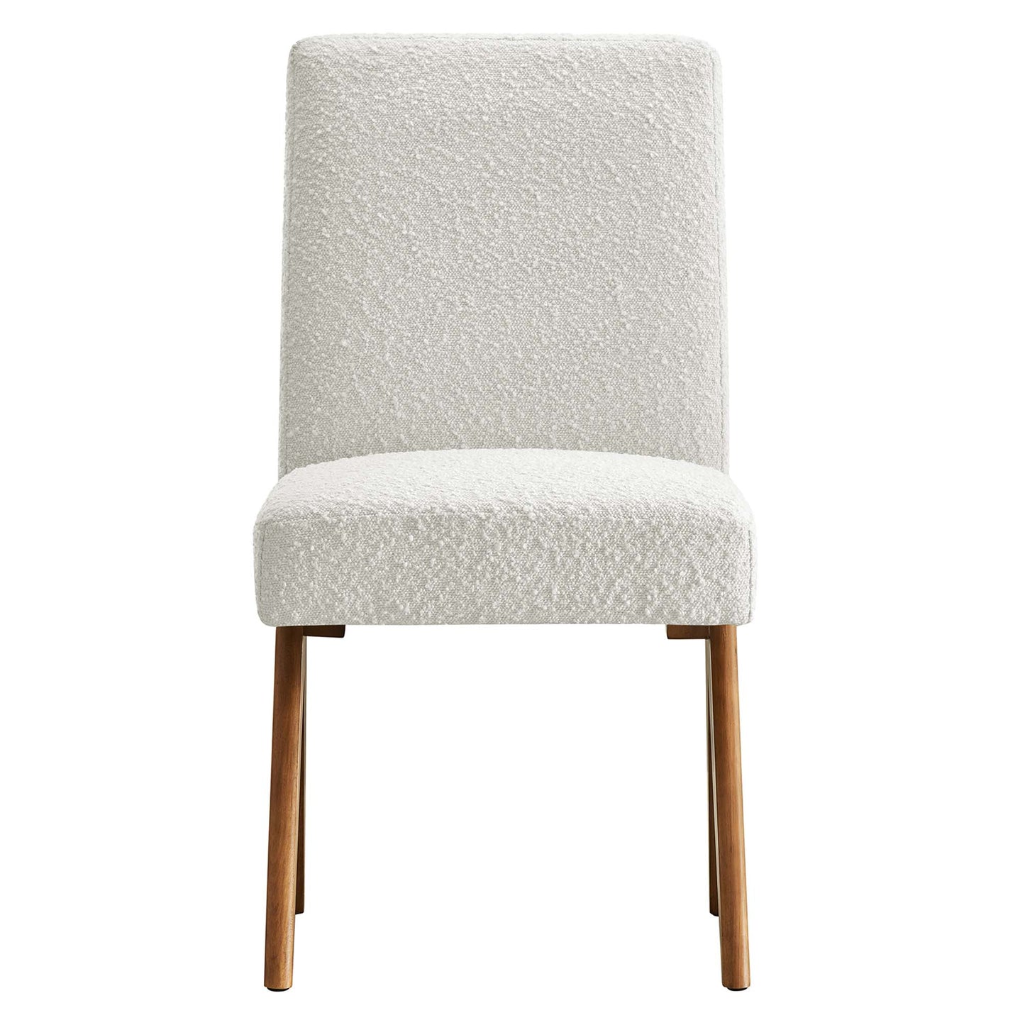 Modway - Lyra Boucle Fabric Dining Room Side Chair Set of 2 by Modway Bar and Dining Dining Chairs White - EEI-6508-IVO