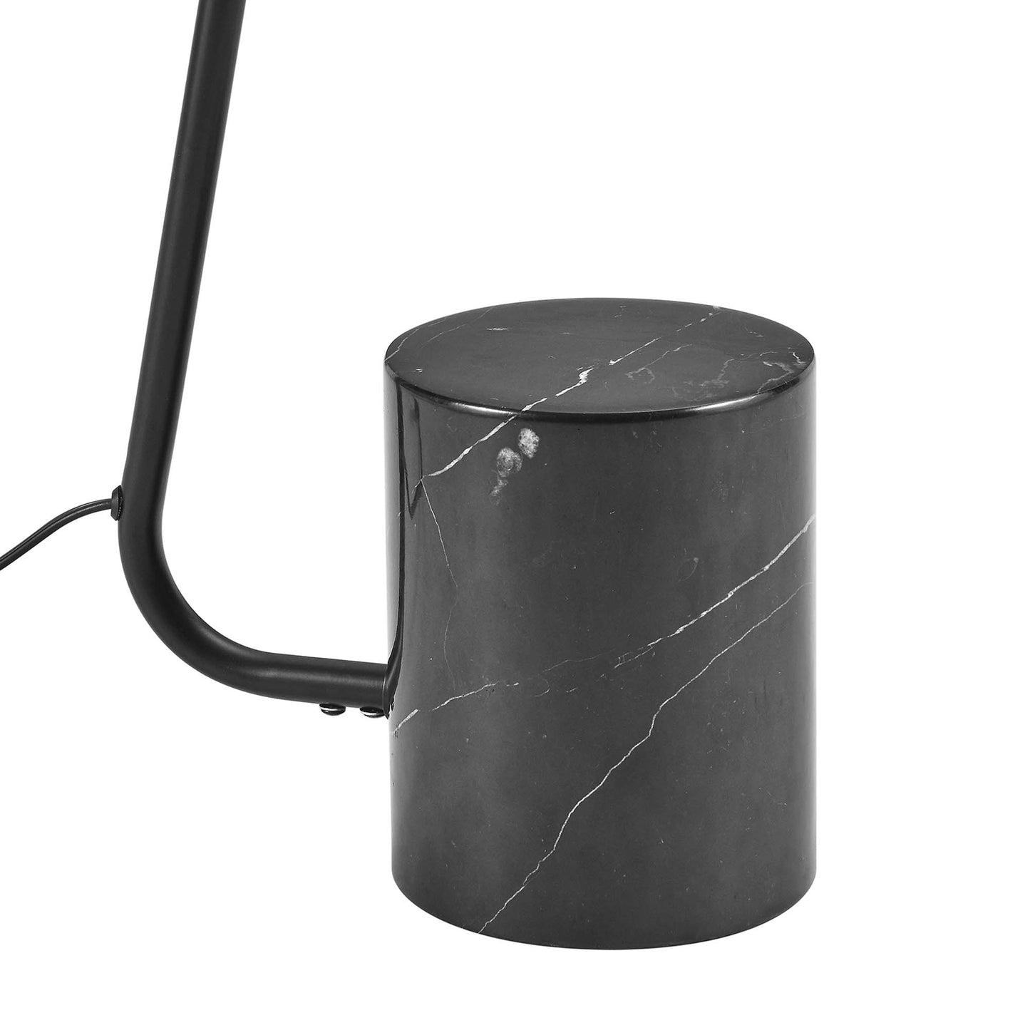 Modway Outlet Ayla Marble Base Floor Lamp by Modway Lighting Lighting Black - EEI-6531-BLK