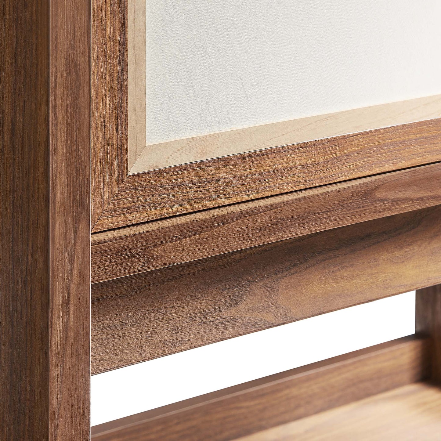 Modway - Capri Tall Wood Grain Standing Storage Cabinet by Modway Living Room Decor Brown - EEI-6620-WAL