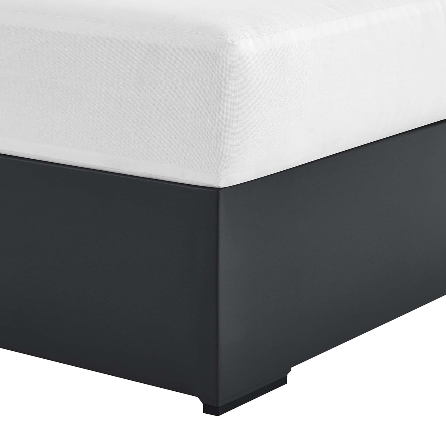 Modway - Tahoe Outdoor Patio Powder-Coated Aluminum Modular Right-Facing Chaise Lounge by Modway Outdoor Furniture Sofa Sectionals White - EEI-6633-GRY-WHI