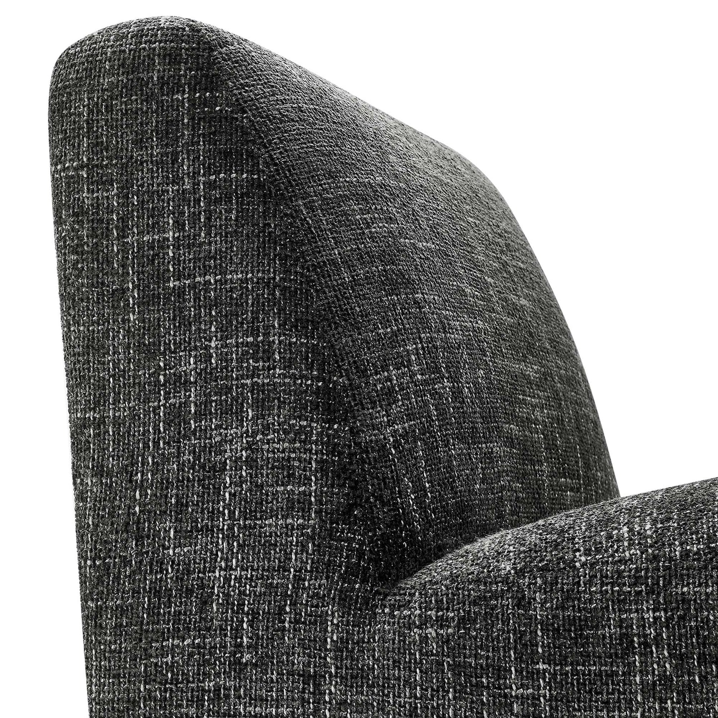Modway - Amita Chenille Upholstered Accent Chair by Modway Living Room Sofas and Armchairs Black - EEI-6765-CAR