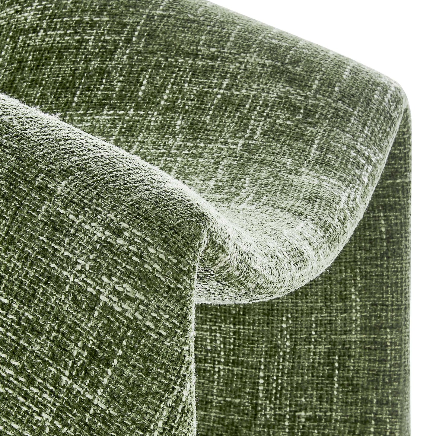 Modway - Vivi Chenille Upholstered Accent Chair by Modway Living Room Sofas and Armchairs Green - EEI-6767-BAS