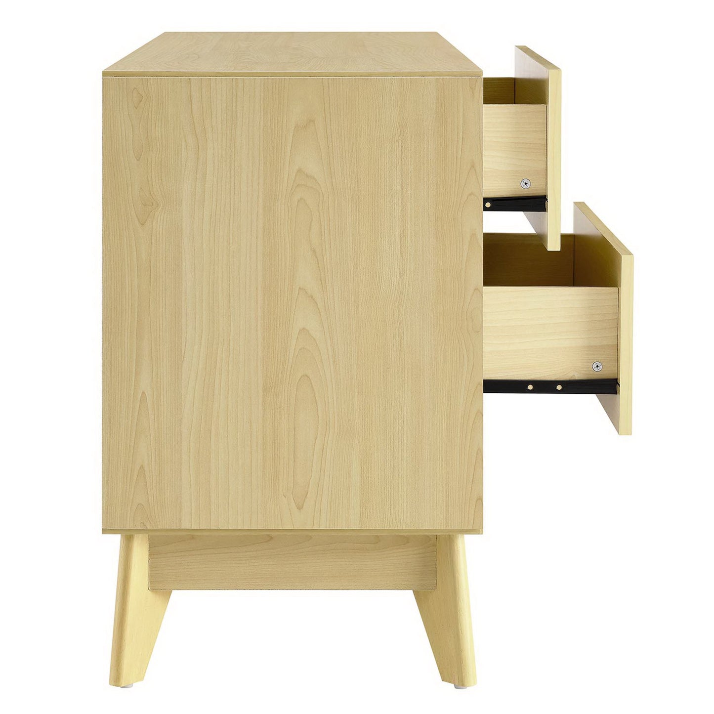 Modway - Nectar 43" Wood Grain Accent Cabinet by Modway Living Room Decor Brown - EEI-6817-NAT-WHI