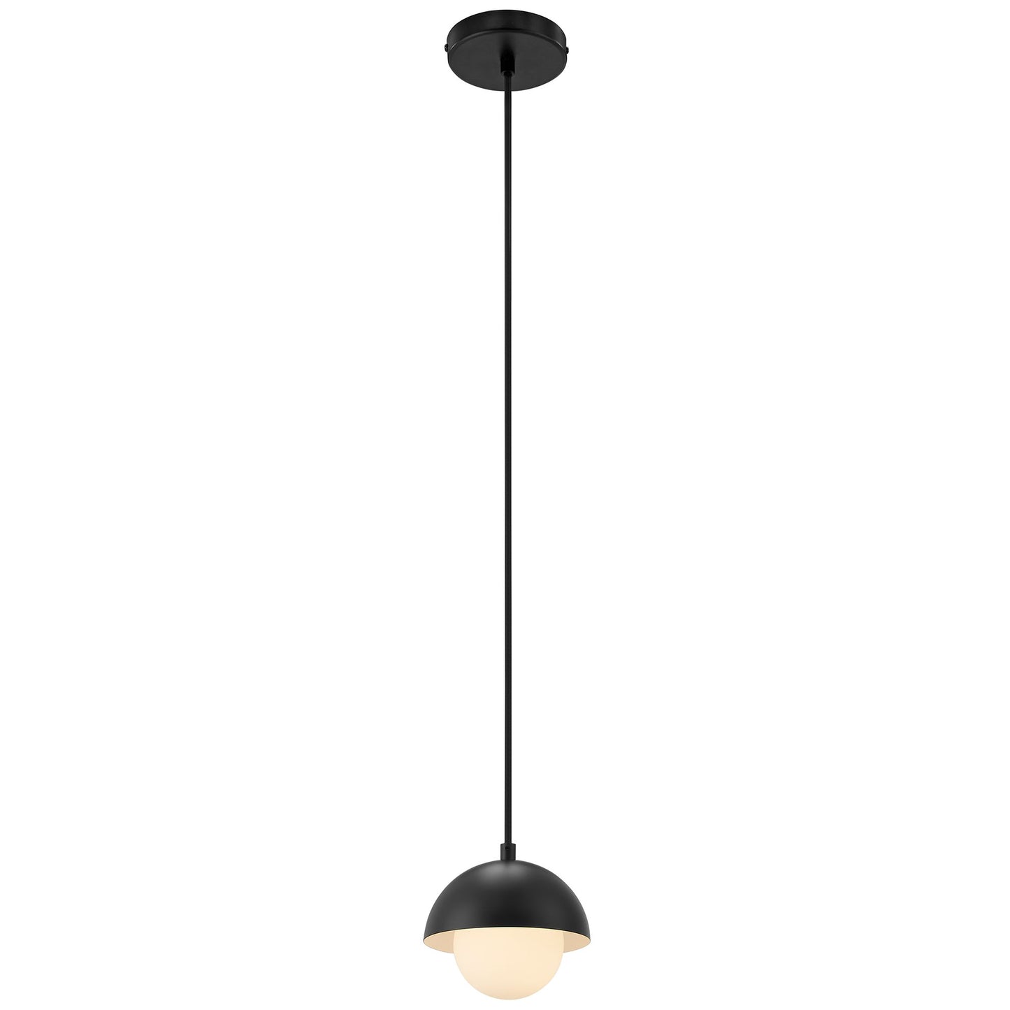 Modway - Eclipse Globe Pendant Light by Modway Lighting Ceiling Lamps Black - EEI-6870-BLK