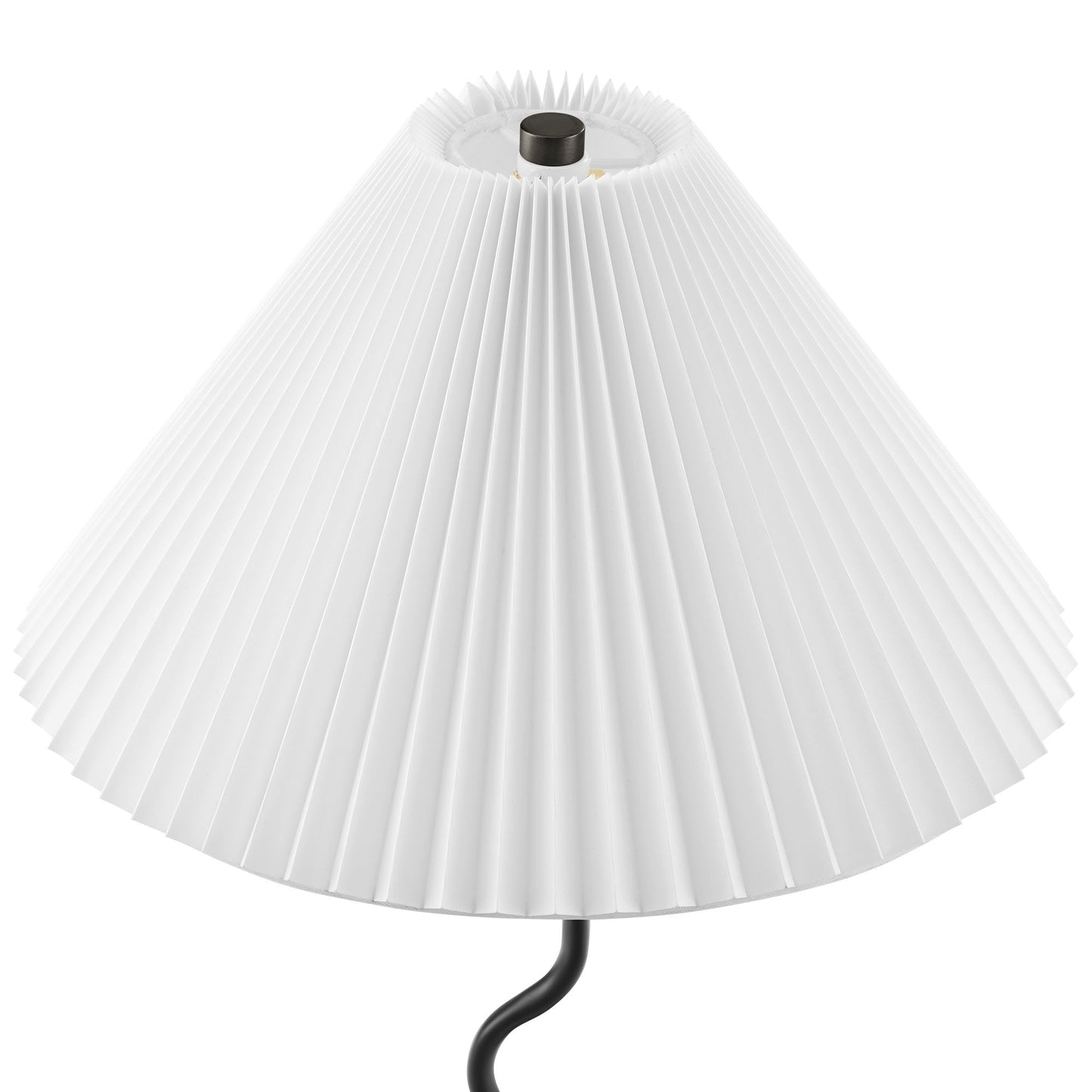 Modway - Wave Squiggle Floor Lamp by Modway Lighting Table Lamps Black - EEI-6877-BLK