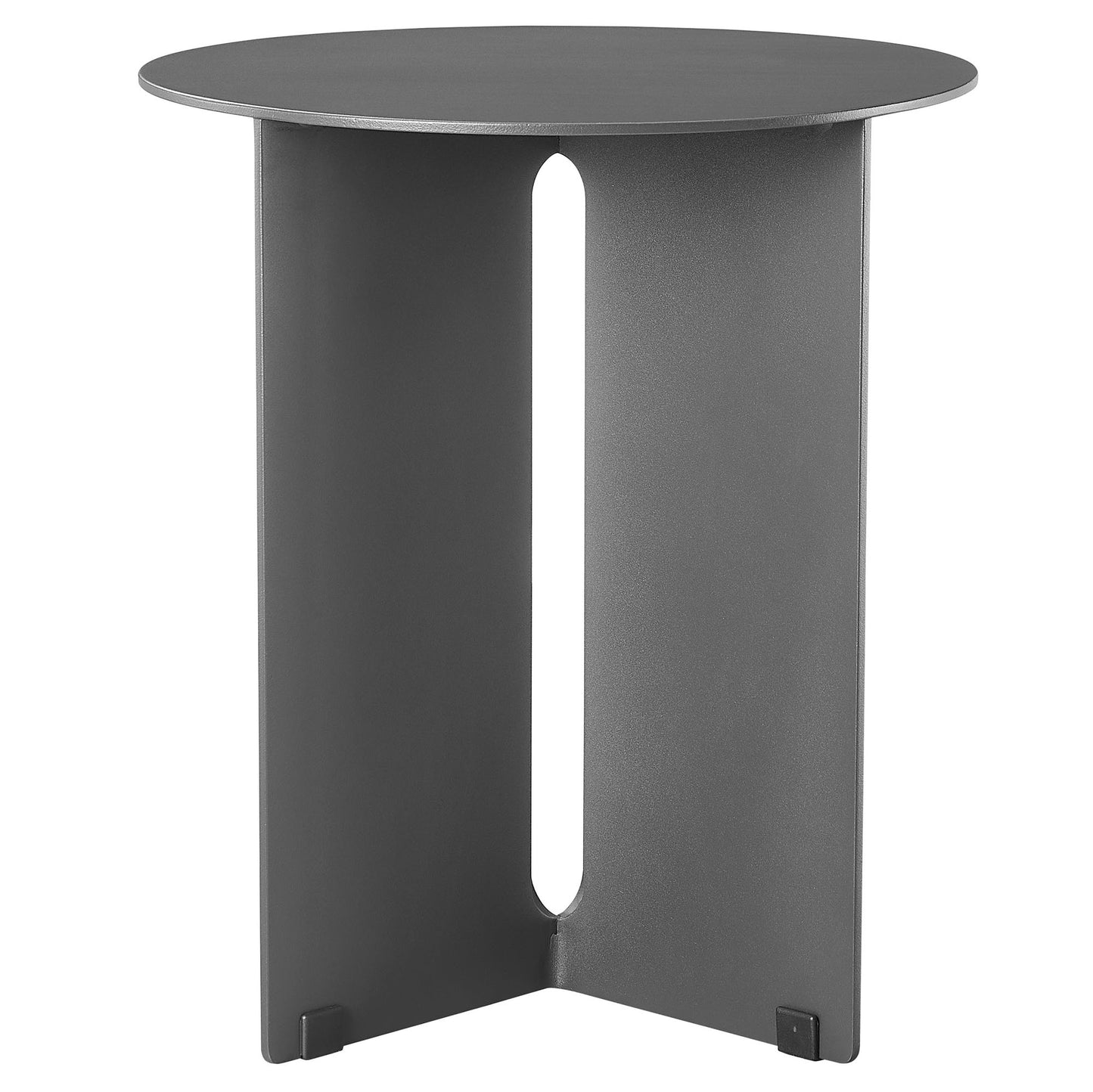 Modway Outlet Tecton Outdoor Patio Aluminum Side Table by Modway Outdoor Furniture Furniture Charcoal - EEI-6946-CHA