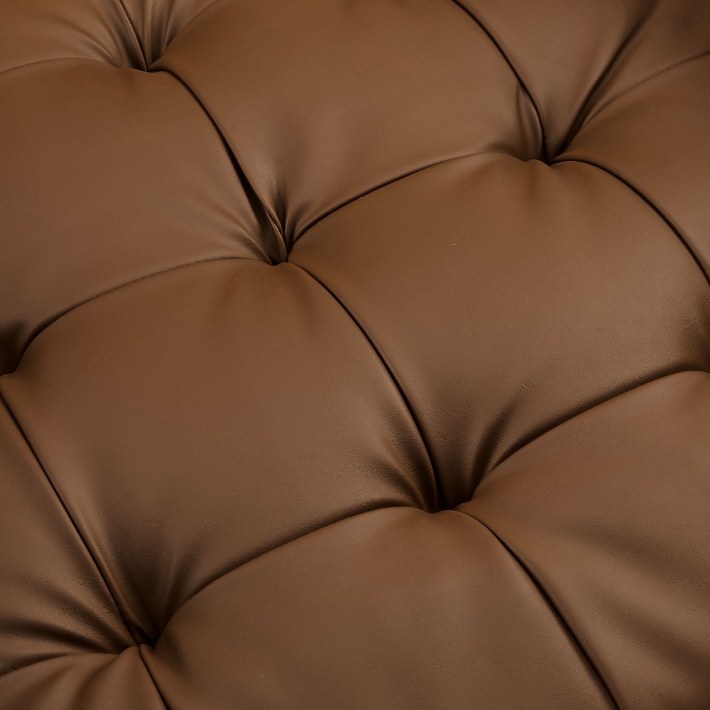 Modway - Valour Tufted Vegan Leather Accent Armchair by Modway Living Room Sofas and Armchairs Brown - EEI-6971-BRN