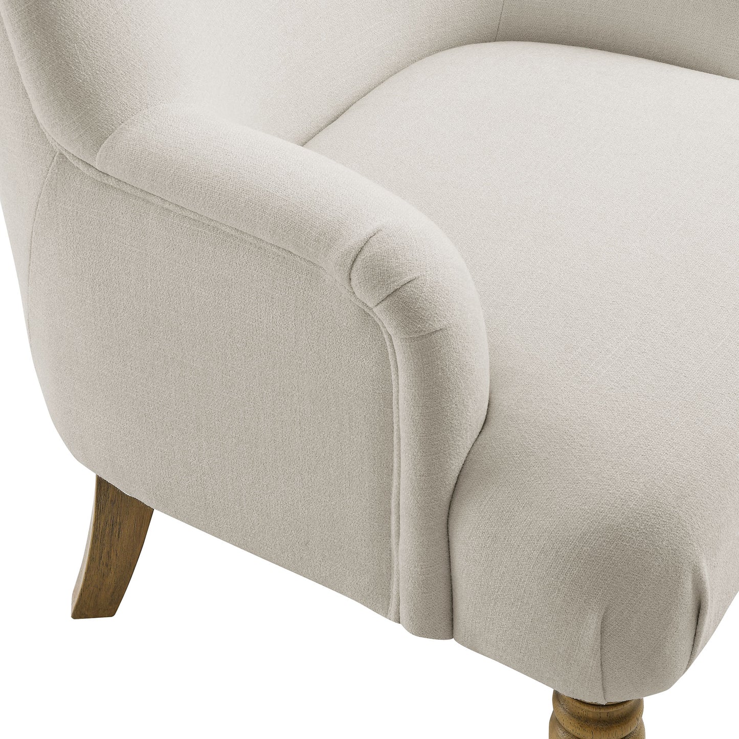 Modway - Ellington Fabric Upholstered Accent Armchair by Modway Living Room Sofas and Armchairs White - EEI-7057-SAL