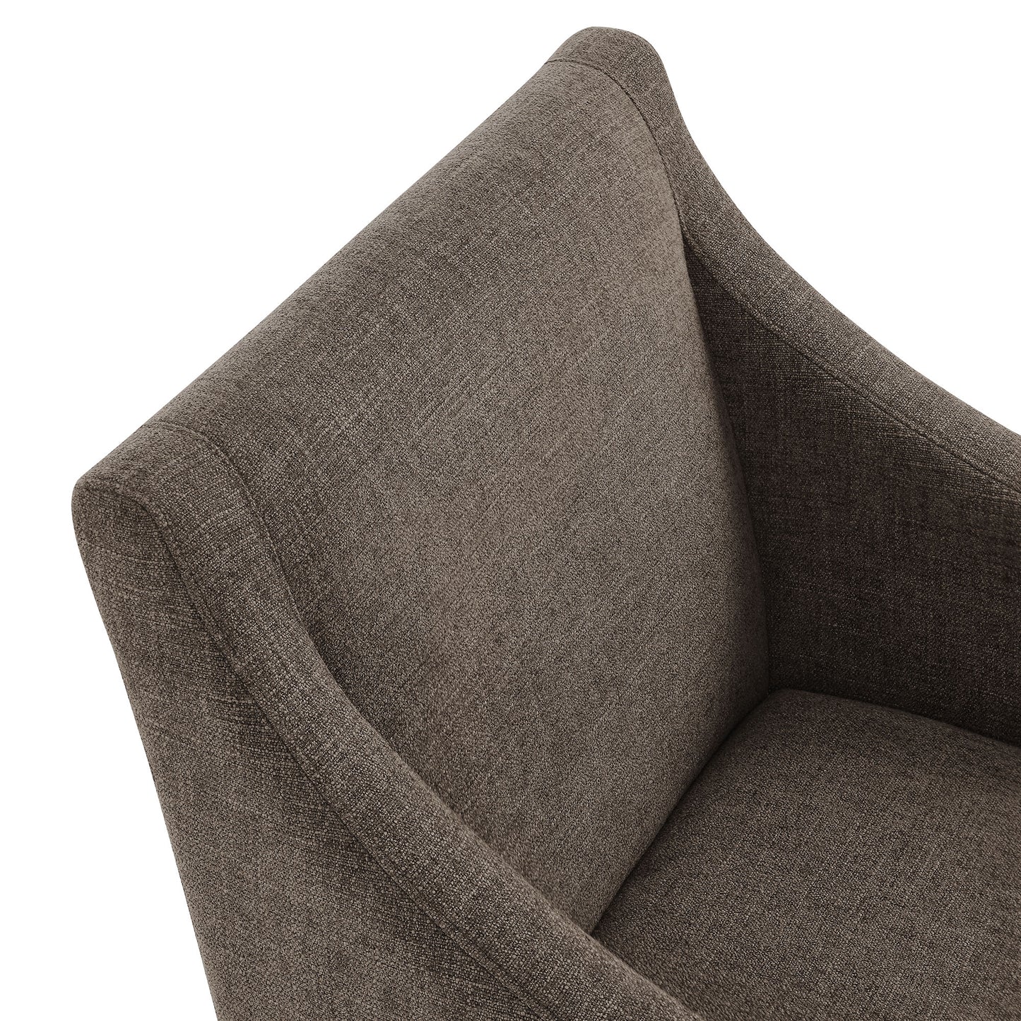 Modway - Alton Fabric Upholstered Dining Armchair by Modway Living Room Sofas and Armchairs Brown - EEI-7058-MOC-NAT