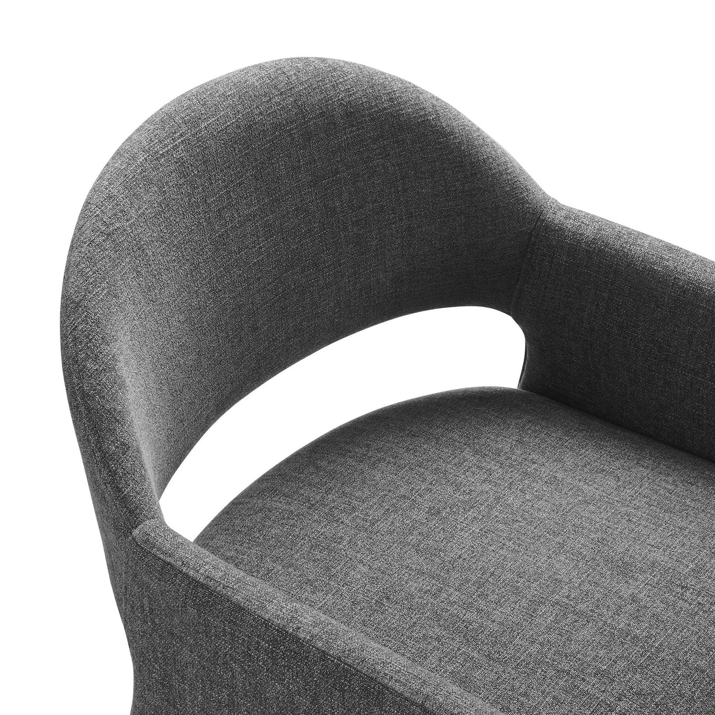 Modway - Talia Upholstered Fabric Dining Armchair by Modway Bar and Dining Dining Chairs Gray - EEI-7082-CHA
