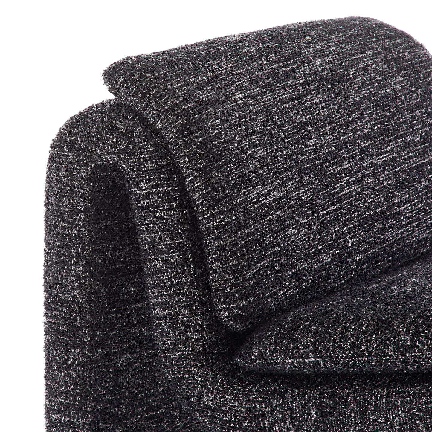 Modway - Dune Boucle Upholstered Armless Accent Chair by Modway Living Room Sofas and Armchairs Gray - EEI-7103-CHA