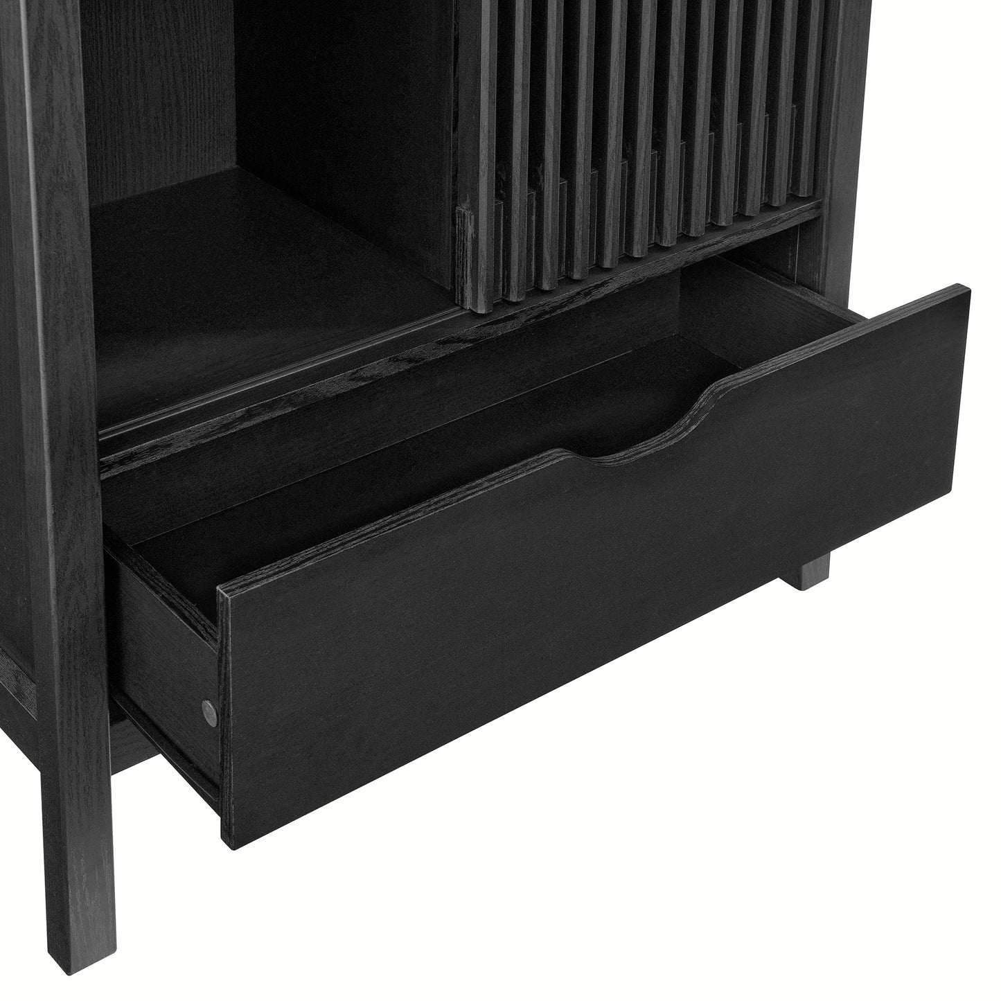Modway - Vaughn 71" Arched Storage Display Cabinet by Modway Living Room Decor Black - EEI-7167-BLK