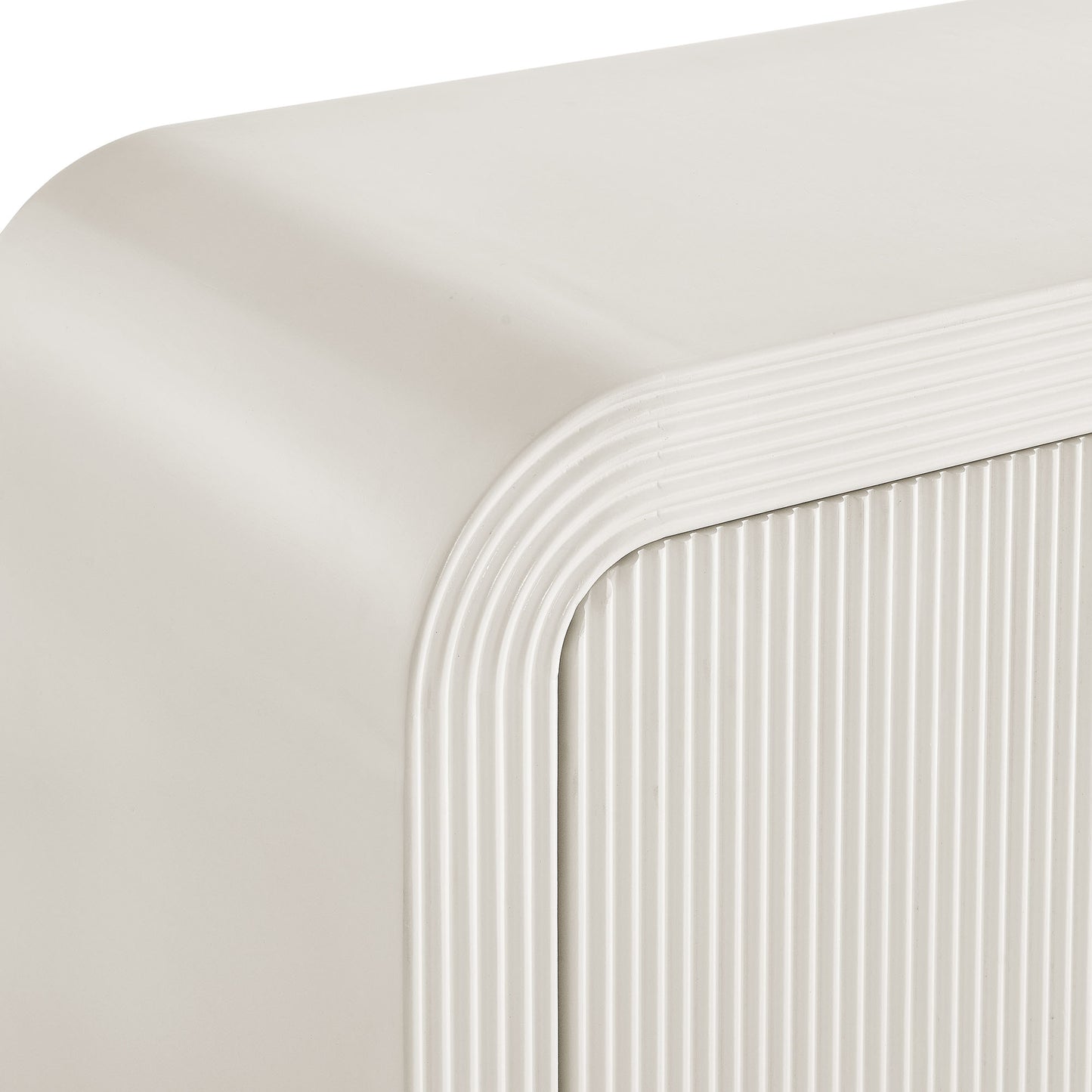 Modway - Waterflute 70" Fluted Sideboard Cabinet by Modway Living Room Decor White - EEI-7198-IVO