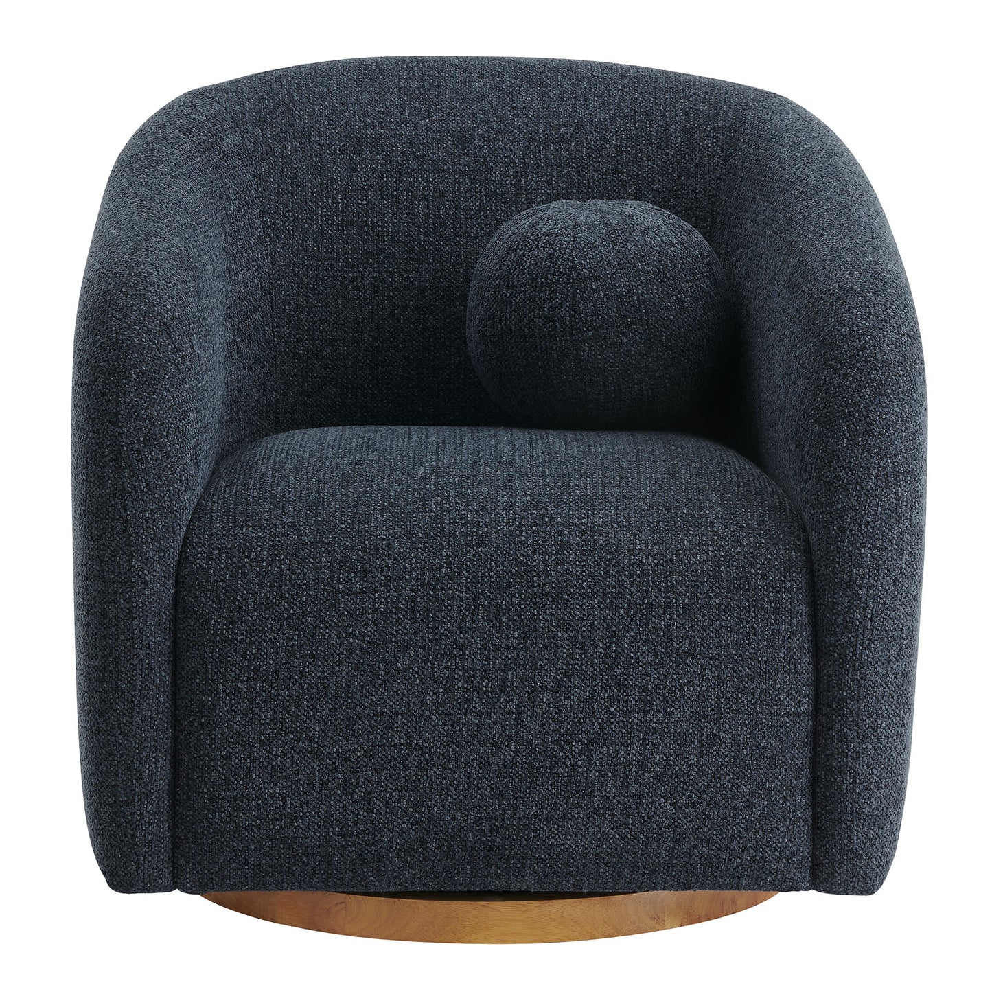 Modway - Holland Swivel Chenille Fabric Armchair by Modway Living Room Sofas and Armchairs Blue - EEI-7218-NAV