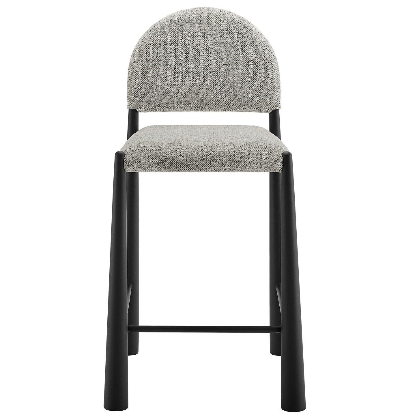 Modway - Hayley Upholstered Fabric Counter Stool by Modway Bar and Dining Bar and Counter Stools Brown - EEI-7221-BLK-CAM