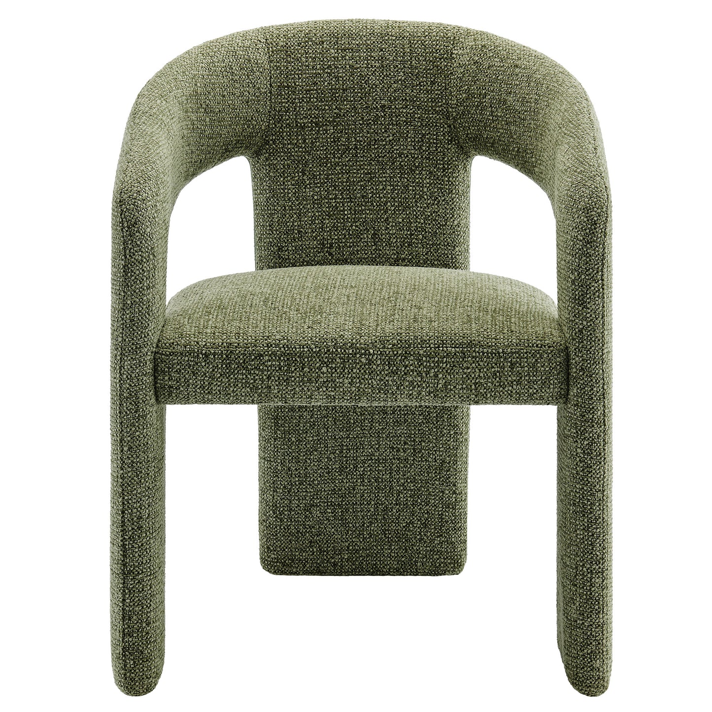 Modway - Oslo Barrel Fabric Upholstered Dining Accent Chair by Modway Bar and Dining Dining Chairs Green - EEI-7224-LEA