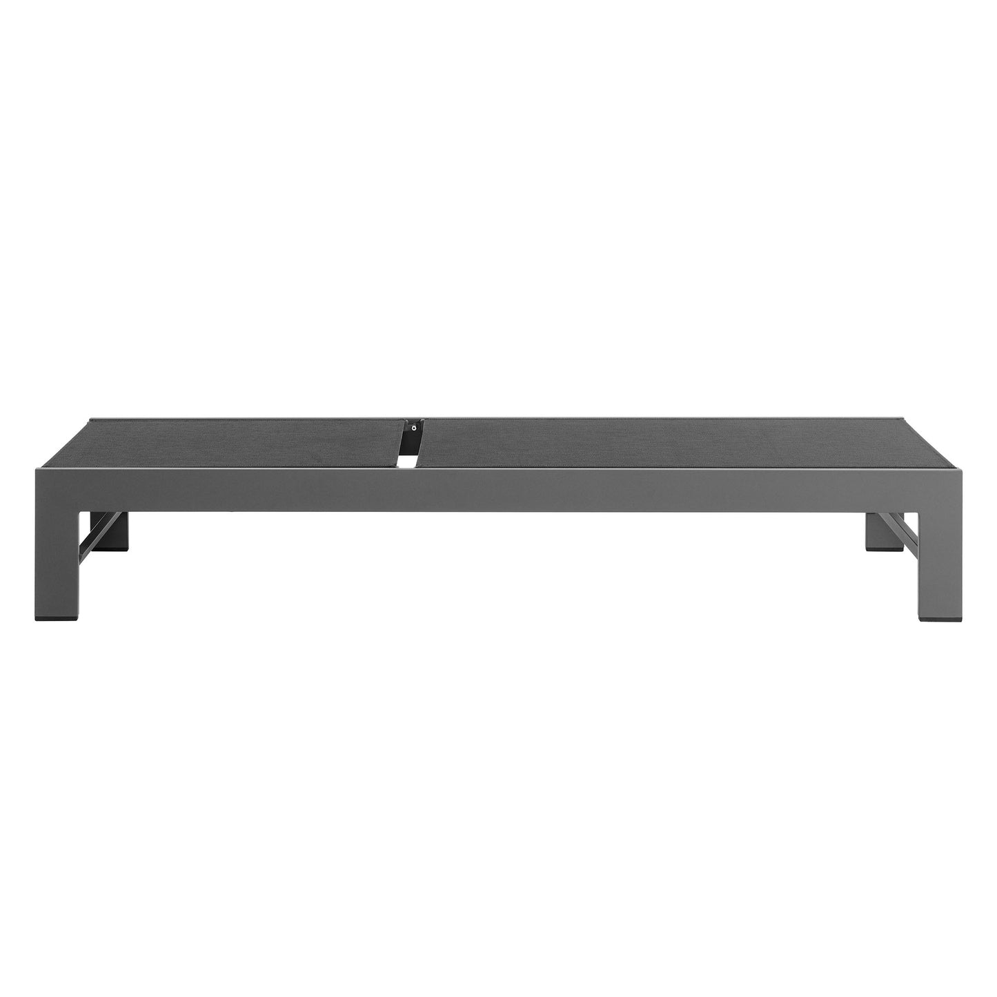 Modway - Tahoe Outdoor Patio Mesh and Aluminum Chaise Lounge by Modway Outdoor Furniture Sofa Sectionals Gray - EEI-7235-GRY