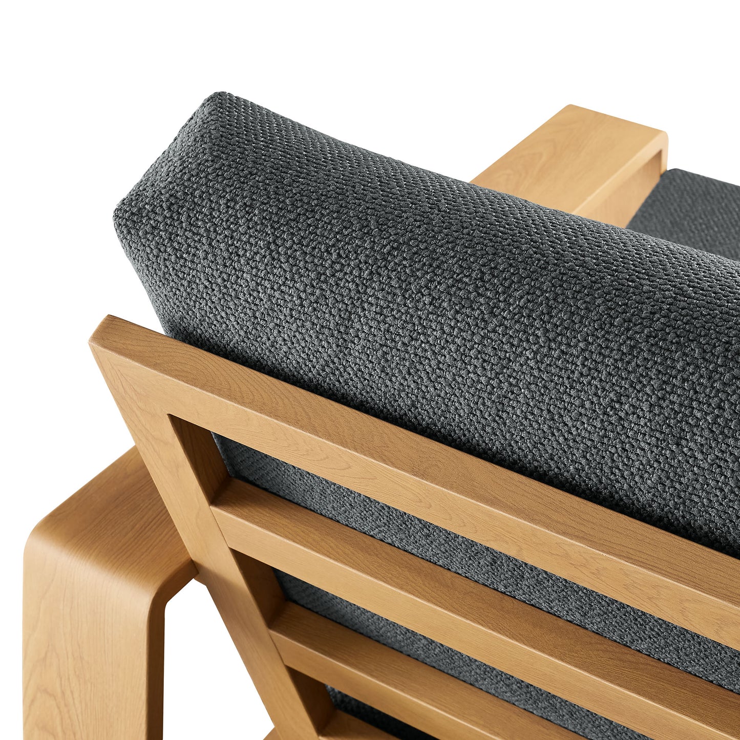 Modway - Lirienne Outdoor Patio Aluminum Faux Wood Armchair by Modway Outdoor Furniture Sofa Sectionals Brown - EEI-7296-CHA-NAT