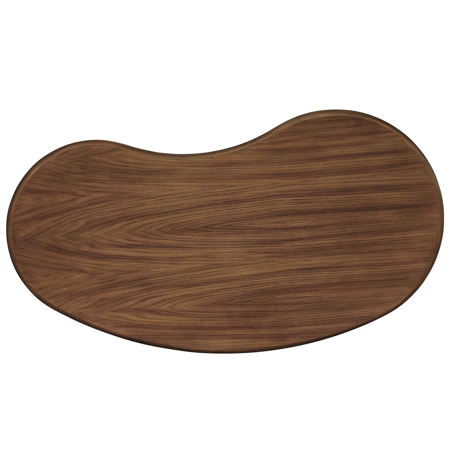 Modway - Vetra Kidney-Shaped Free Coffee Table by Modway Living Room Tables Walnut - EEI-7437-WAL