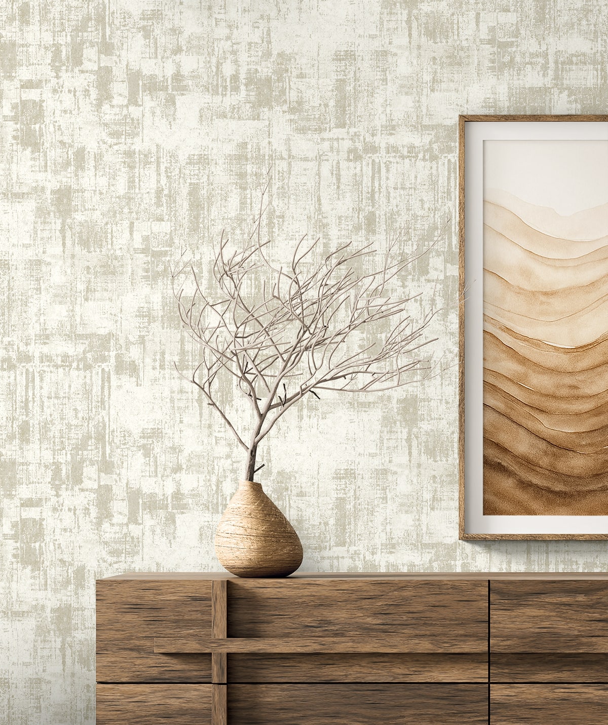 Seabrook Designs Flight Faux Contemporary Warm Neutrals, Beiges - EL20107