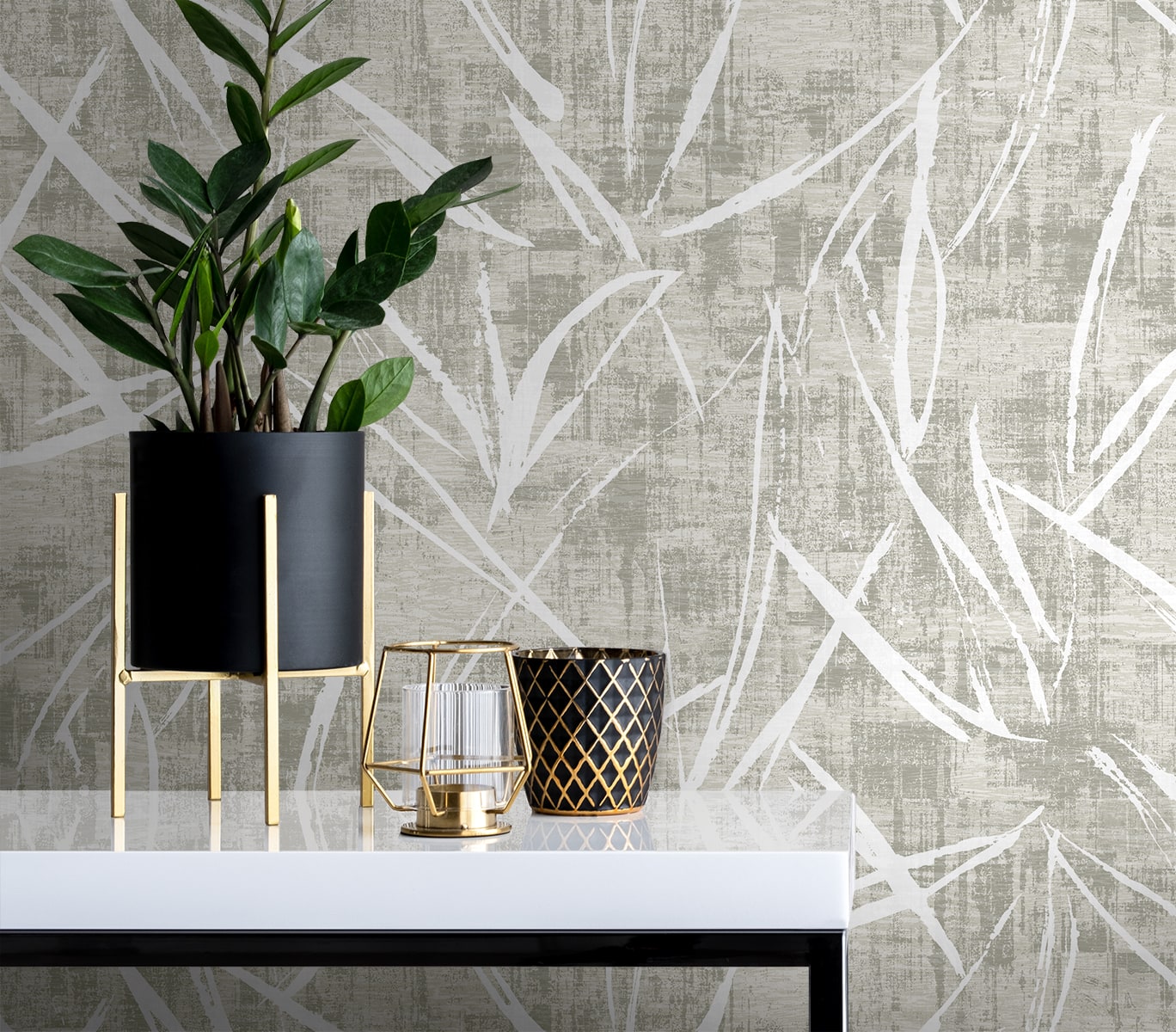 Seabrook Designs Luneth Abstract Contemporary Grays - EL20908