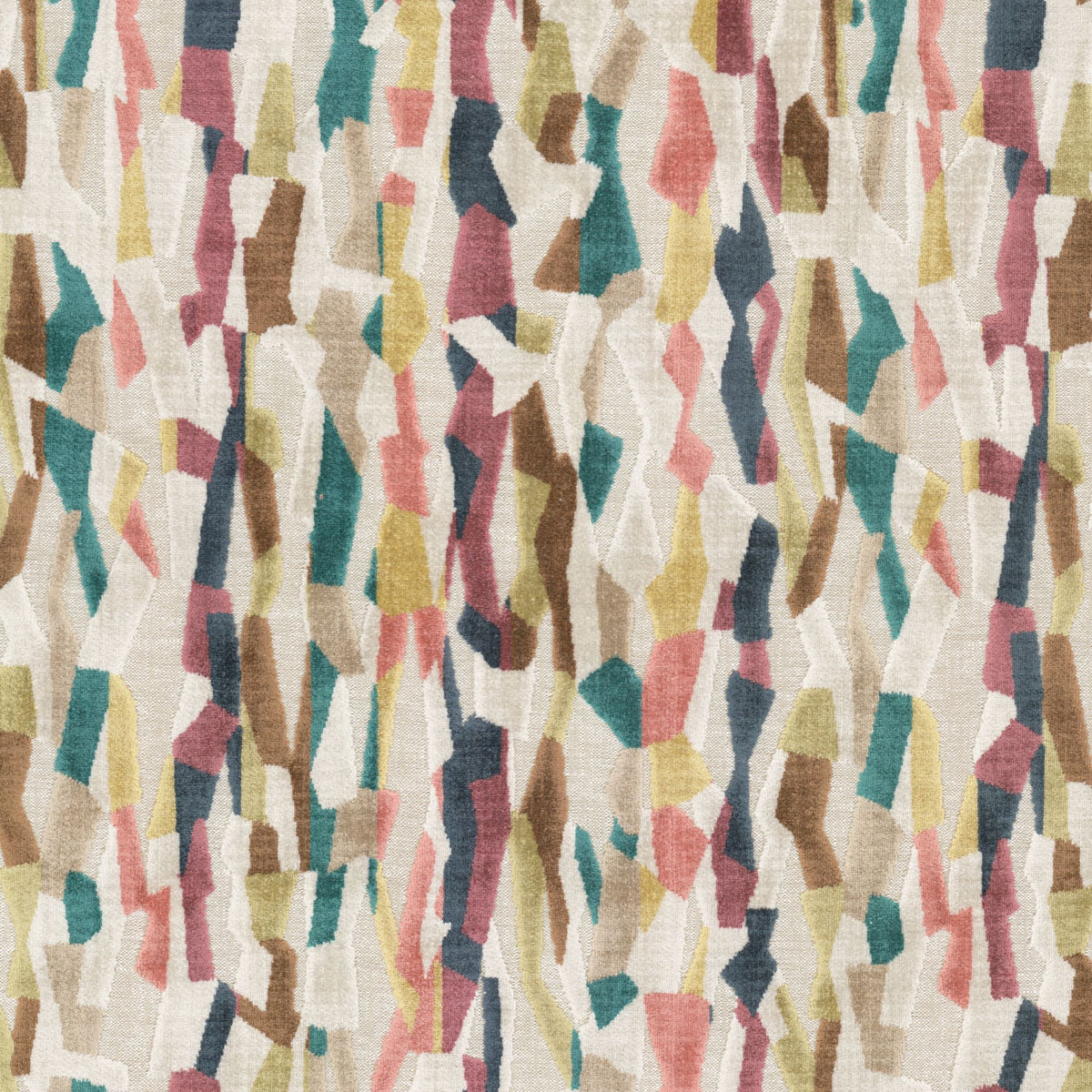 STOUT TEXTILES UPHOLSTERY,VELVET TRADITIONAL, ABSTRACT PARTYTIME - ELBR-2