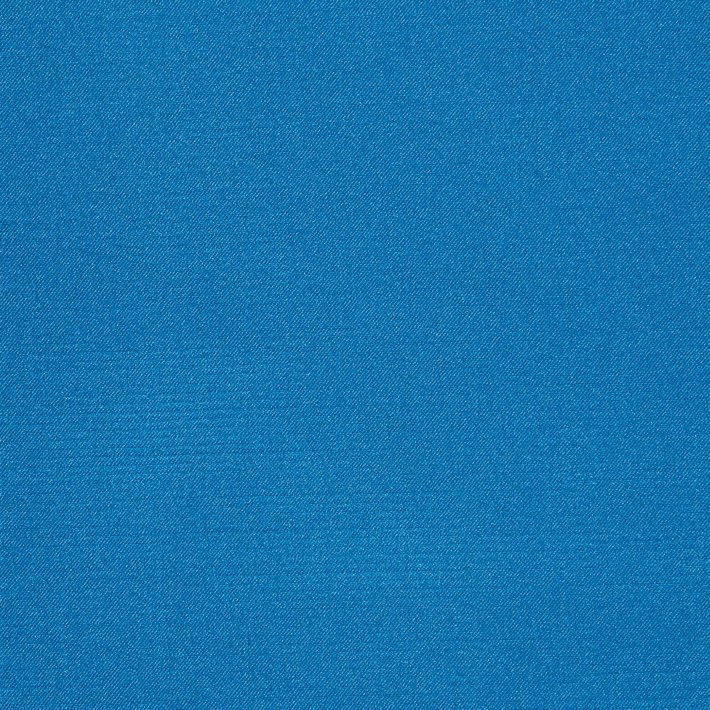 Bright blue faux silk fabric close-up with a smooth satin-like weave and subtle sheen.