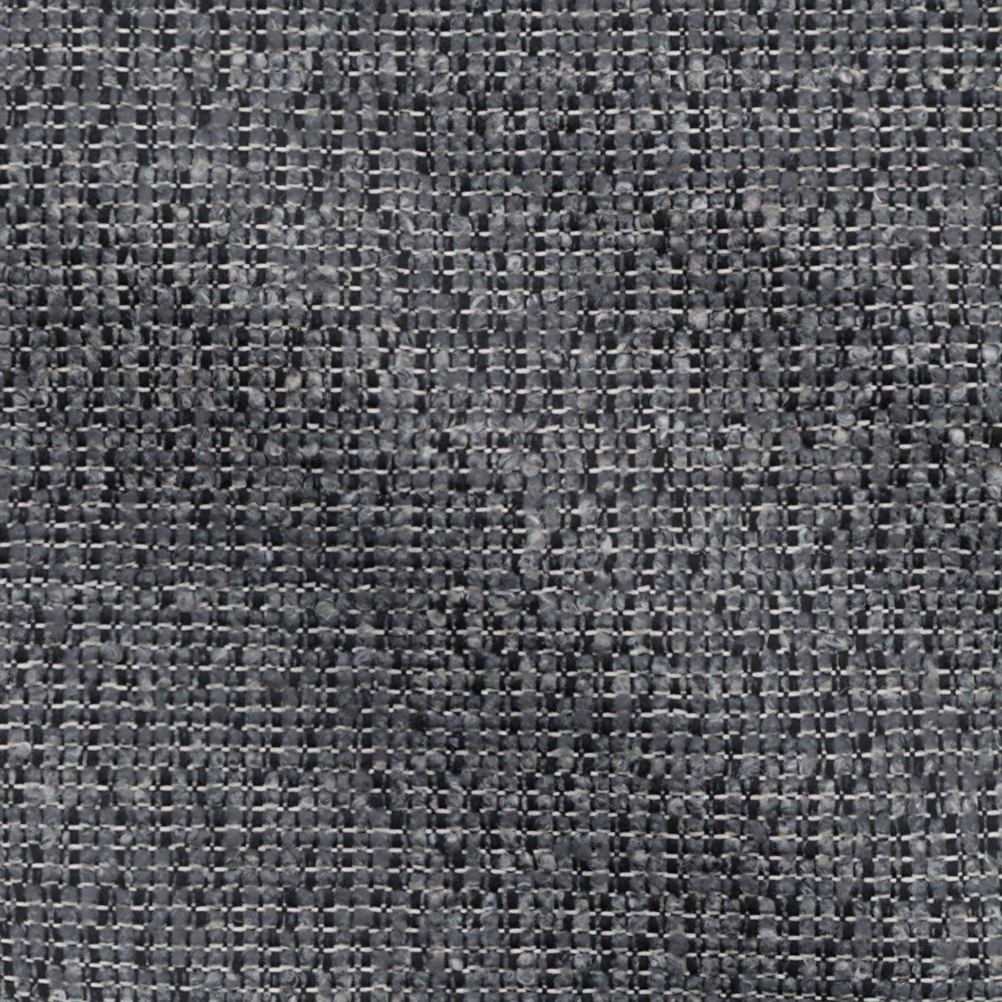 JF Fabrics FibreGuard Outdoor EMBARK 98 Fabric Basketweave, Texture Grey, Charcoal, Black Outdoor, Boucle - 9845698 J9651