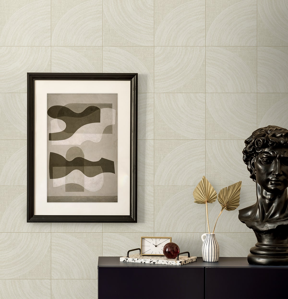 Seabrook Designs Coir Geometric Contemporary Cool Neutrals - EN40605