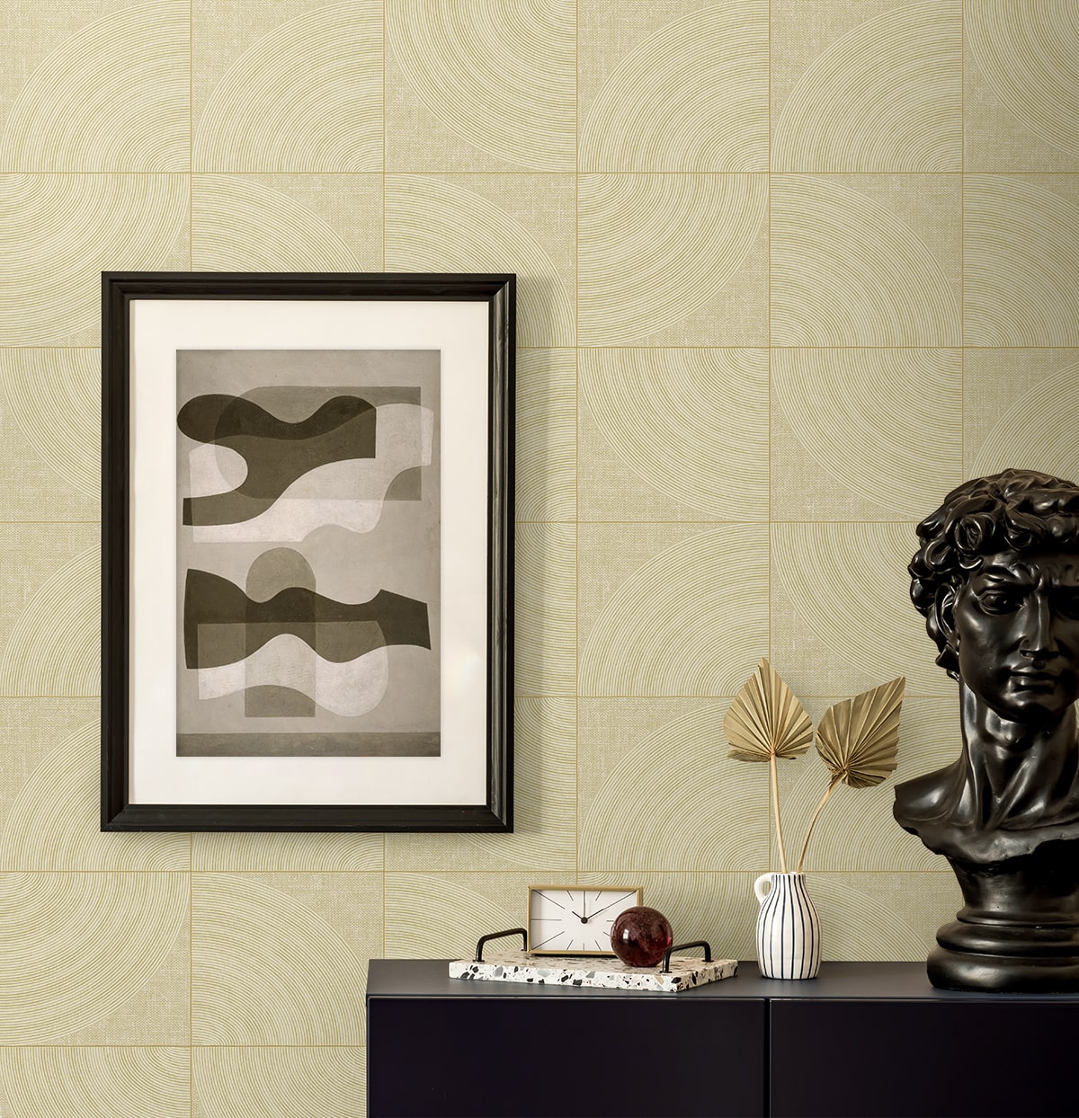Seabrook Designs Coir Geometric Contemporary Warm Neutrals , Beiges - EN40615