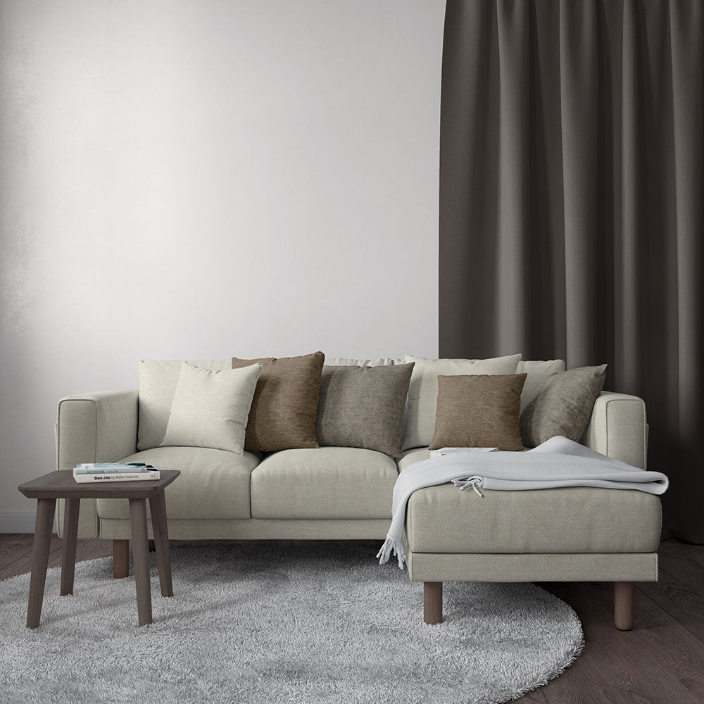 Beige solid fabric swatch